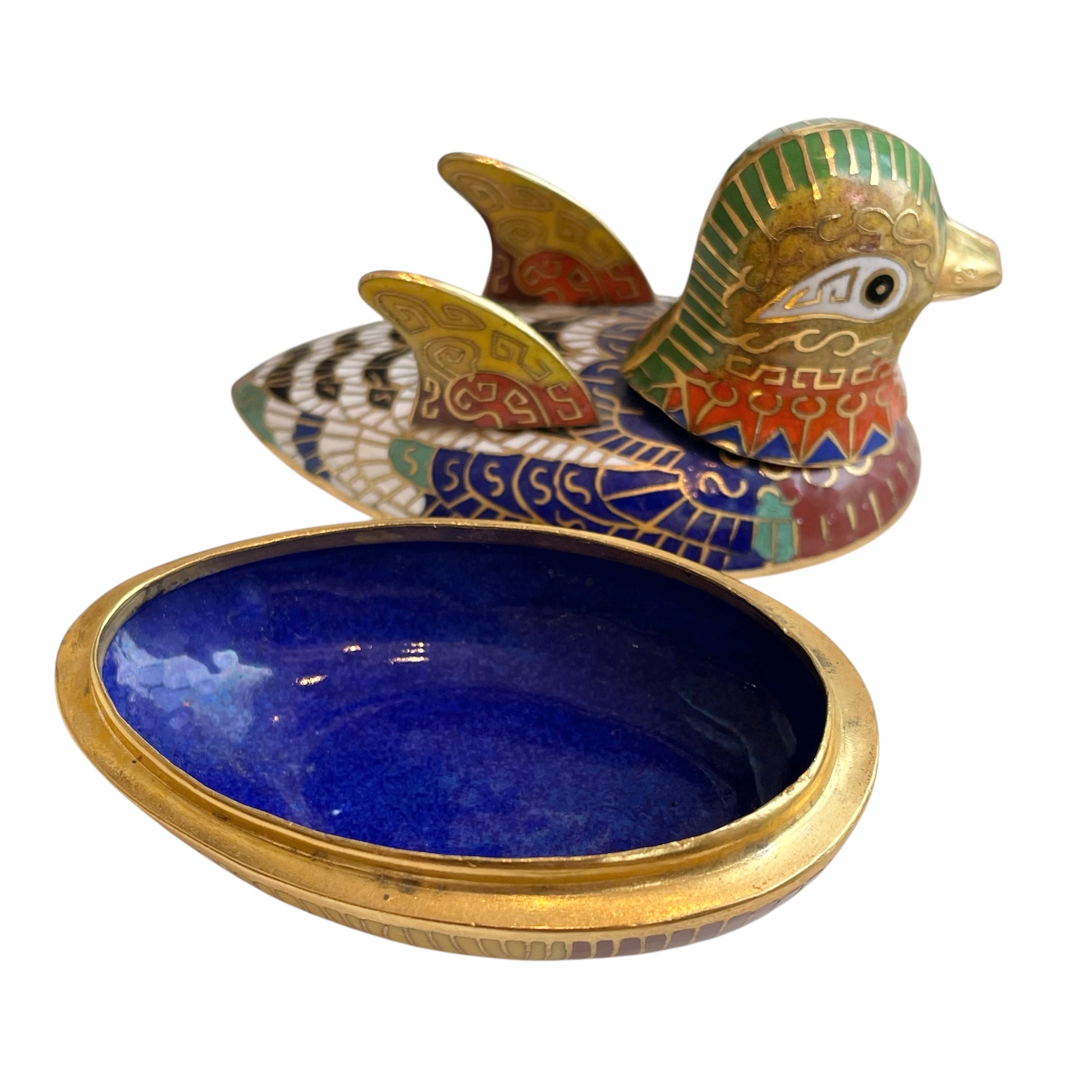 Antique Cloisonne Duck