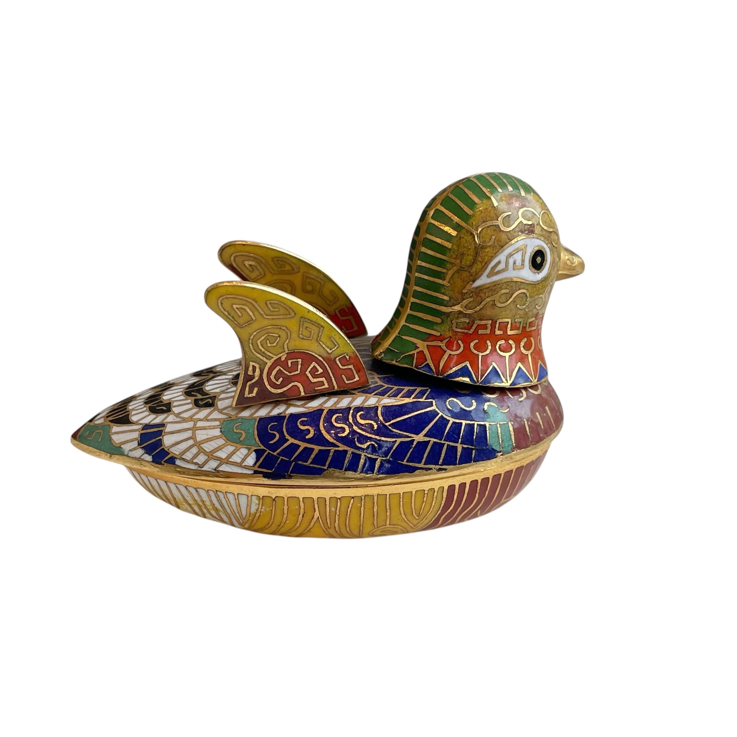 Antique Cloisonne Duck