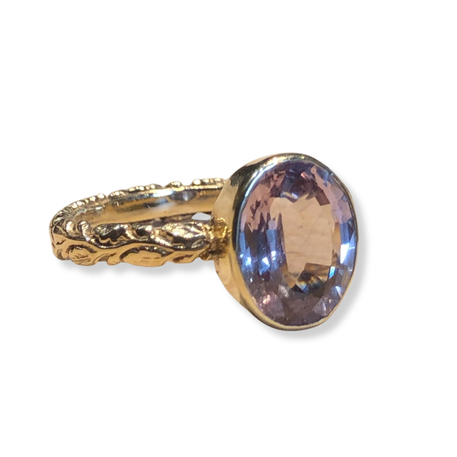 Imperial Topaz Victorian Vine Ring
