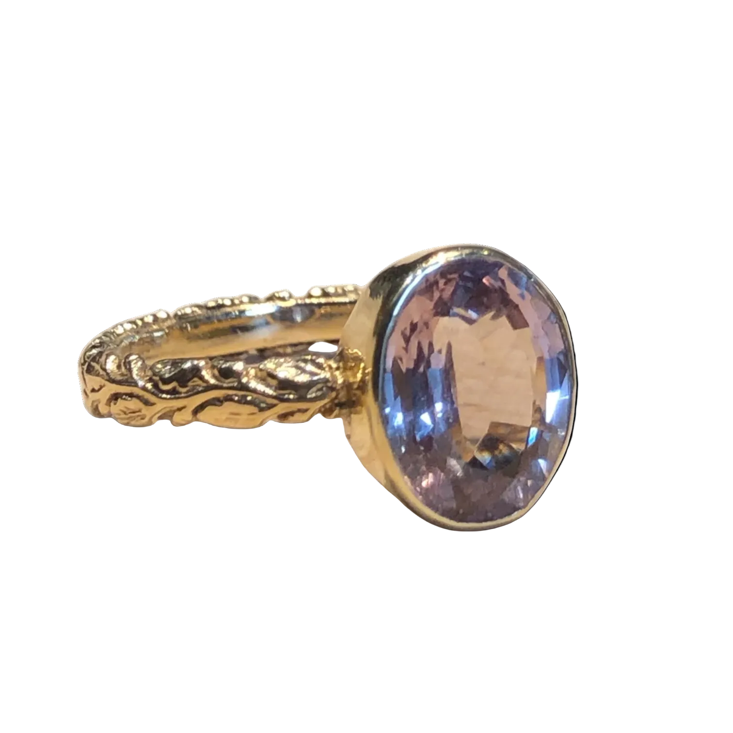 Imperial Topaz Victorian Vine Ring