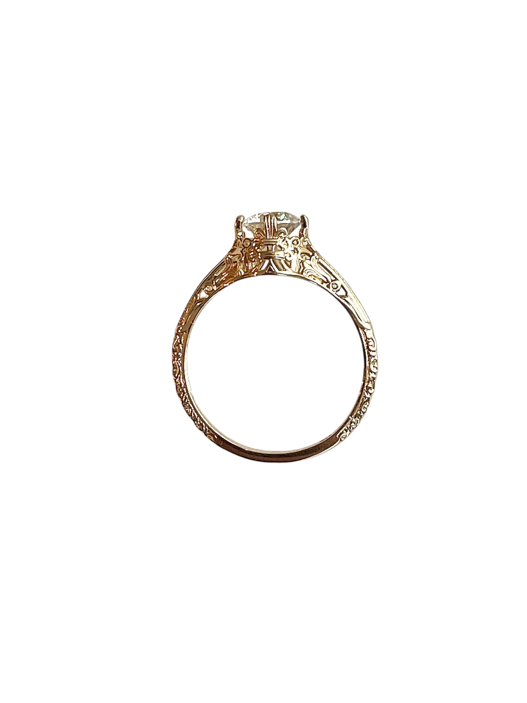 The Filigree Engagement Ring