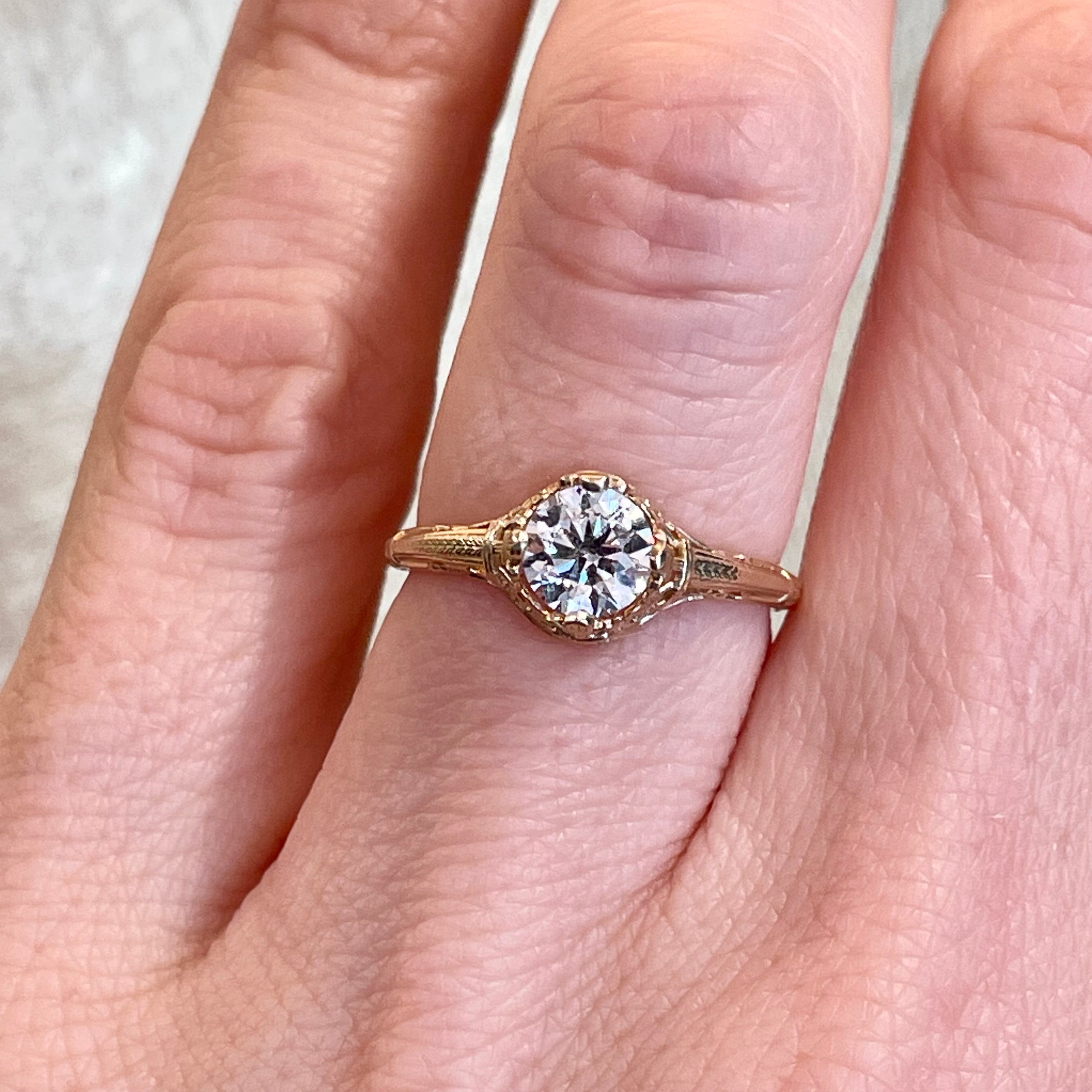 The Filigree Engagement Ring