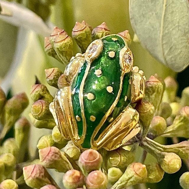 Antique Frog Pendant