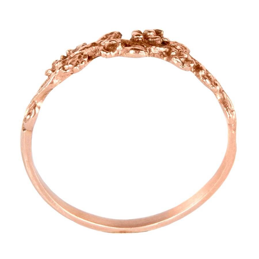 jewelry, garland, flower, floral, nature, gold, rose gold, custom, jewelry near me, gold ring, nature ring, floral ring, women's jewelry