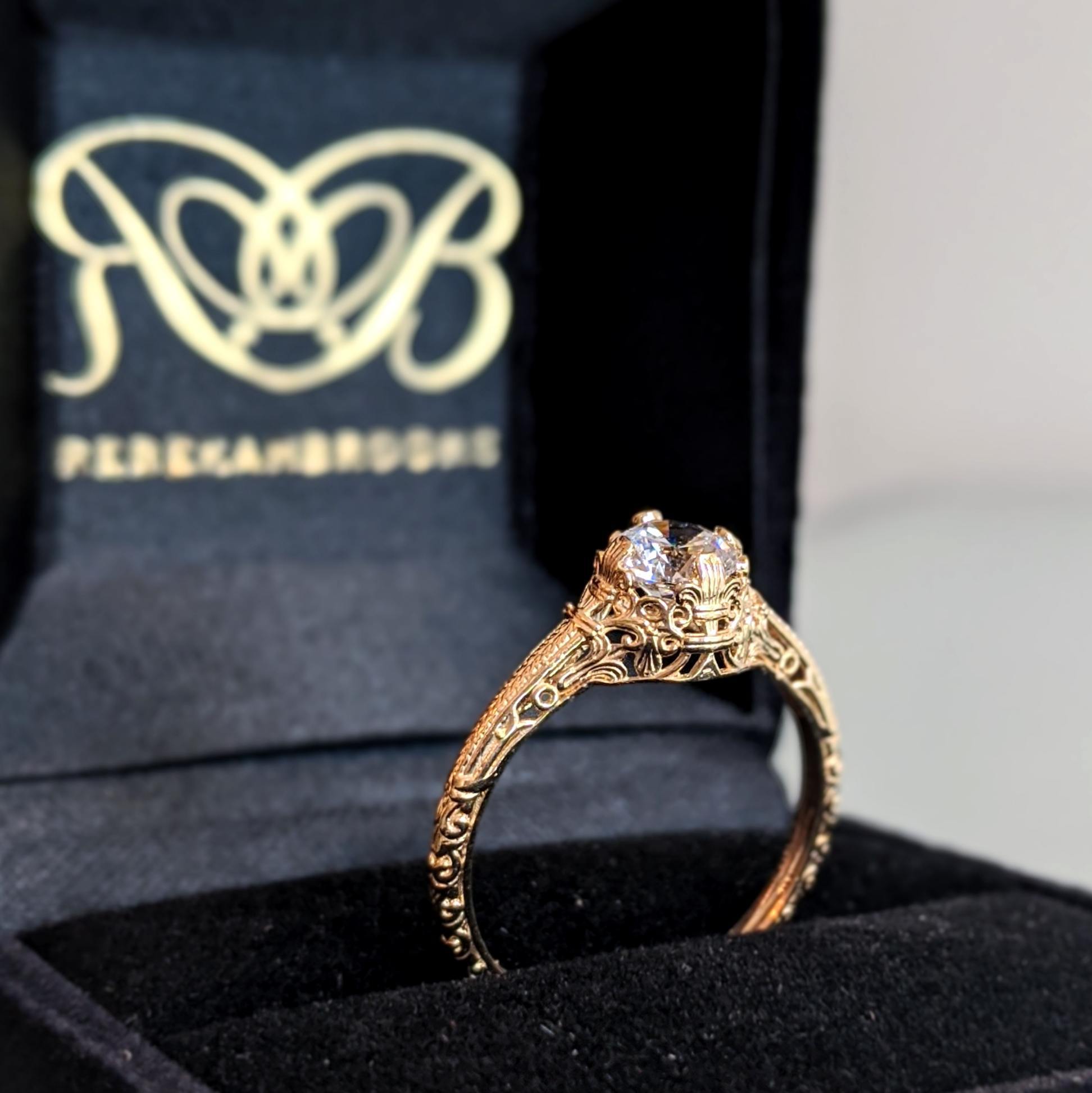 The Filigree Engagement Ring