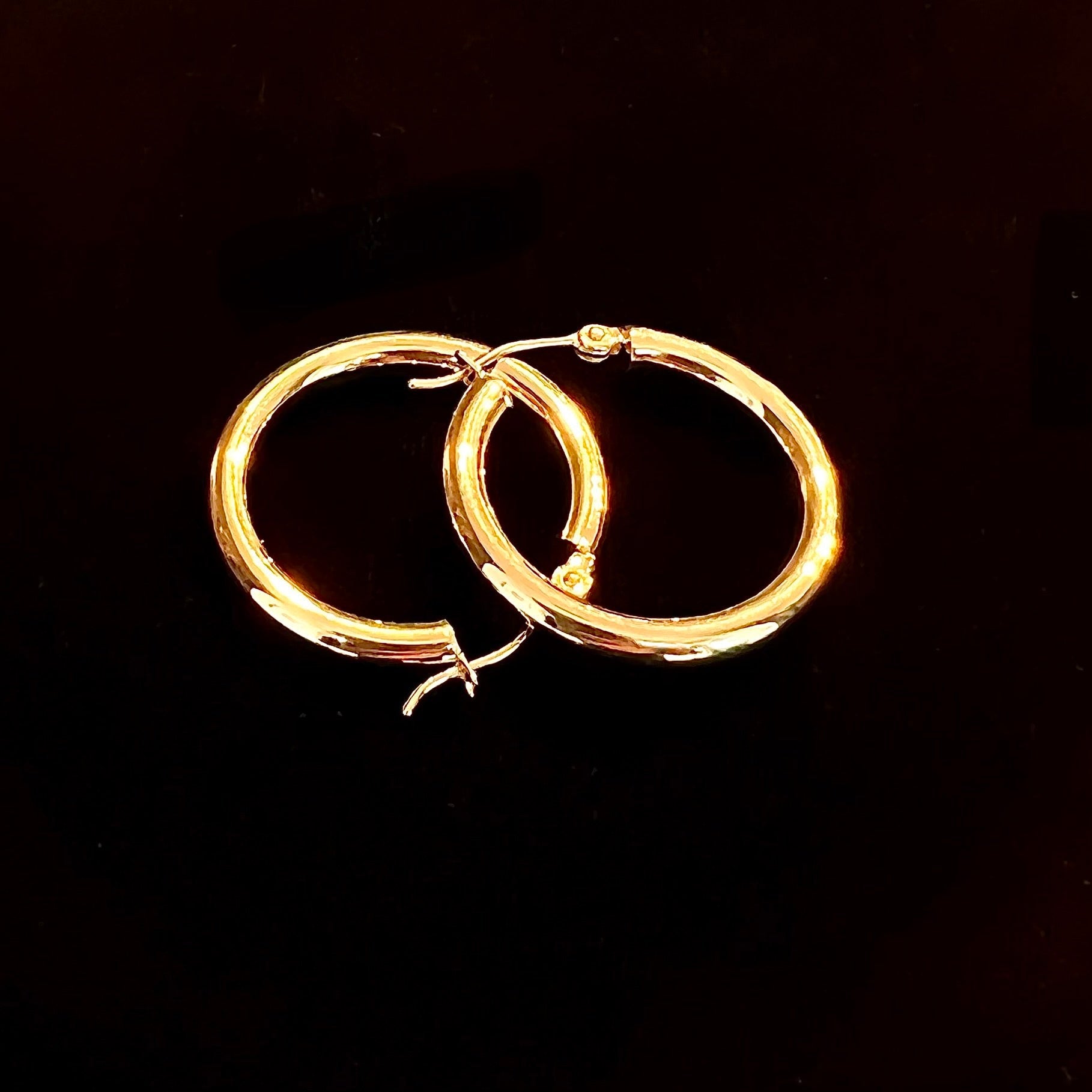 14k Tube Hoop Earrings
