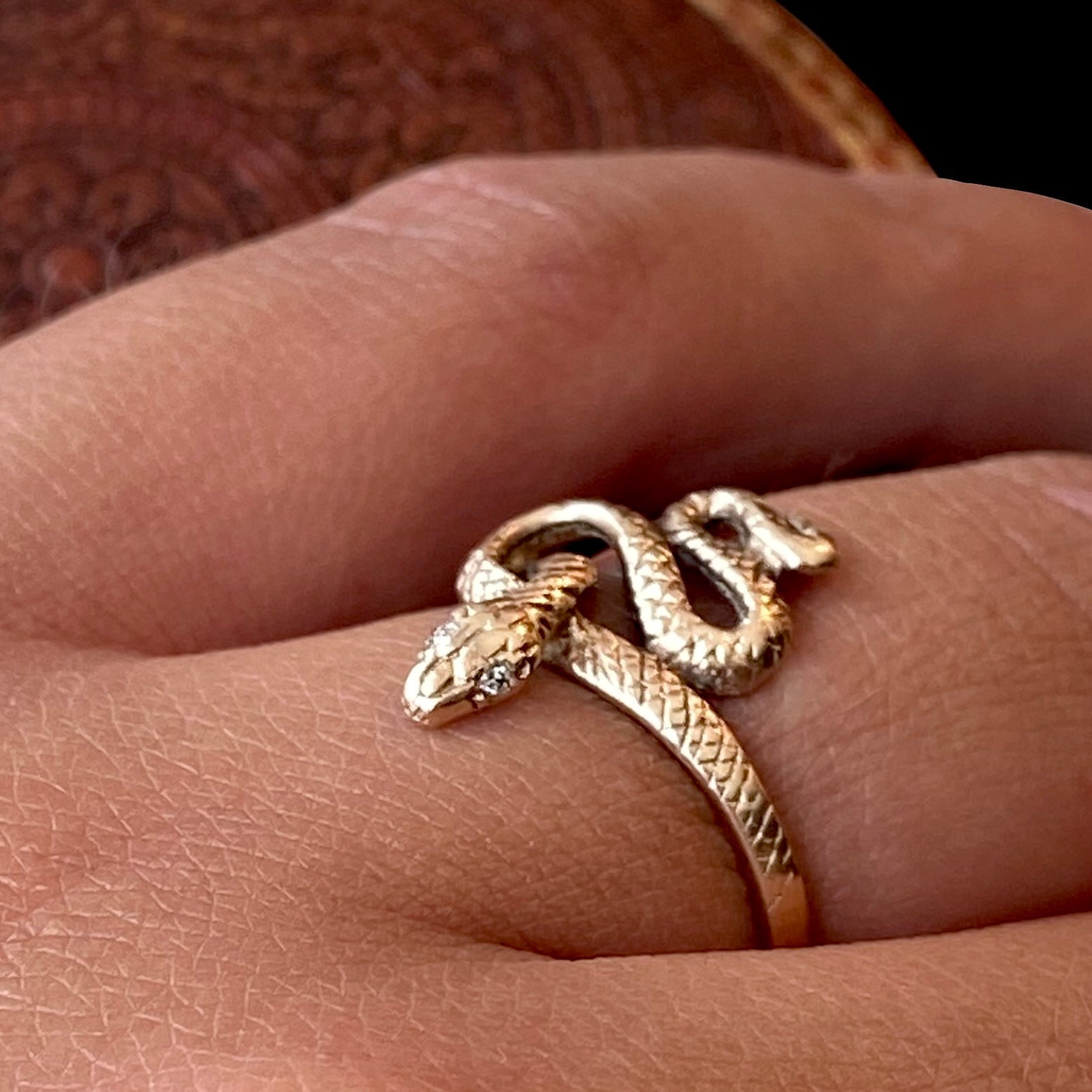 Rebekah Brooks Jewelry, Jewelry, custom jewelry, jewelry stores near me, snake ring, snake, gold, ring, men's ring, women's ring, unisex, diamond ring, animal ring