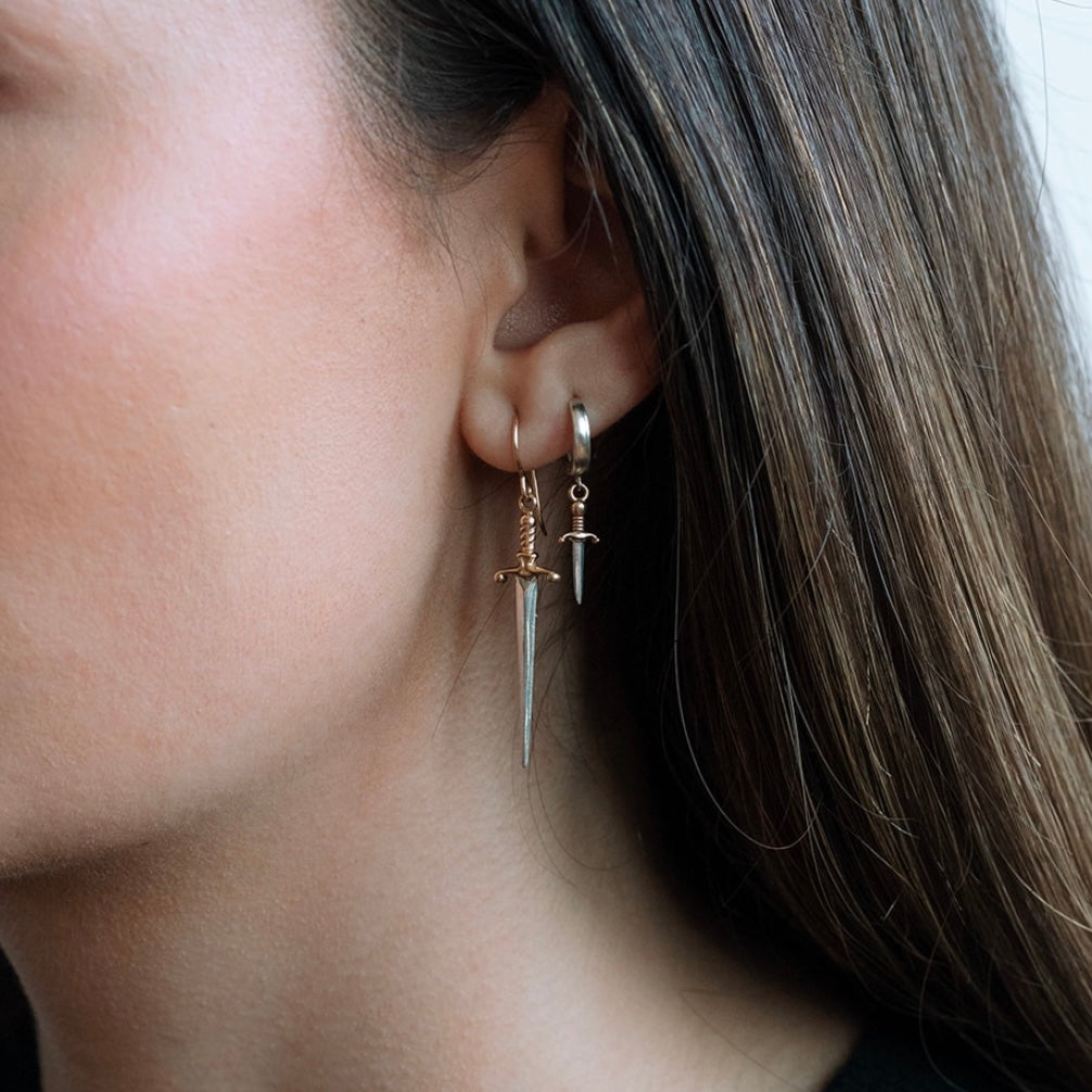 Sword Earrings – Rebekah Brooks Jewelry
