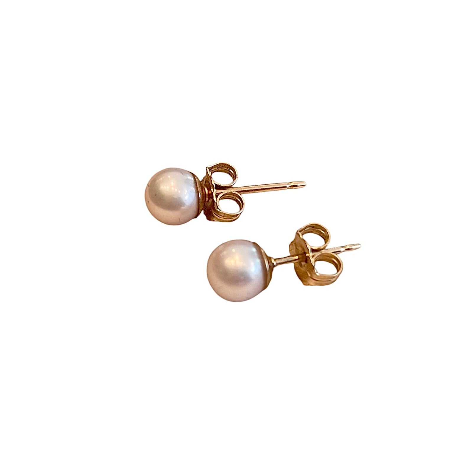 14k Pearl Stud Earrings