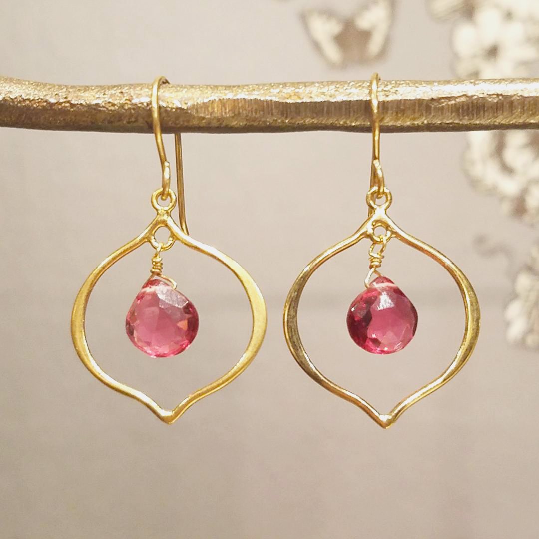 Petal w. Briolette Earrings