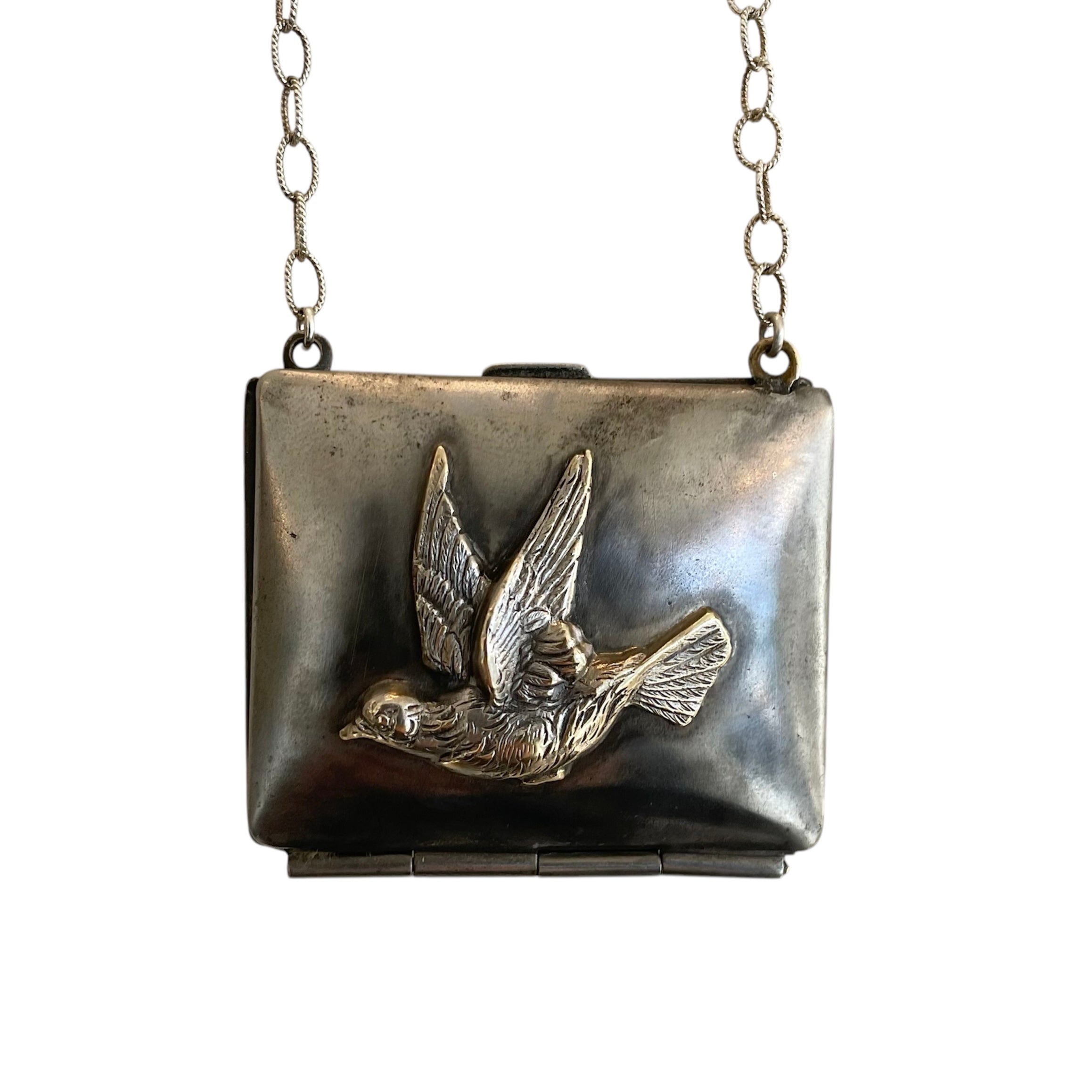 Victorian Swallow Purse Necklace