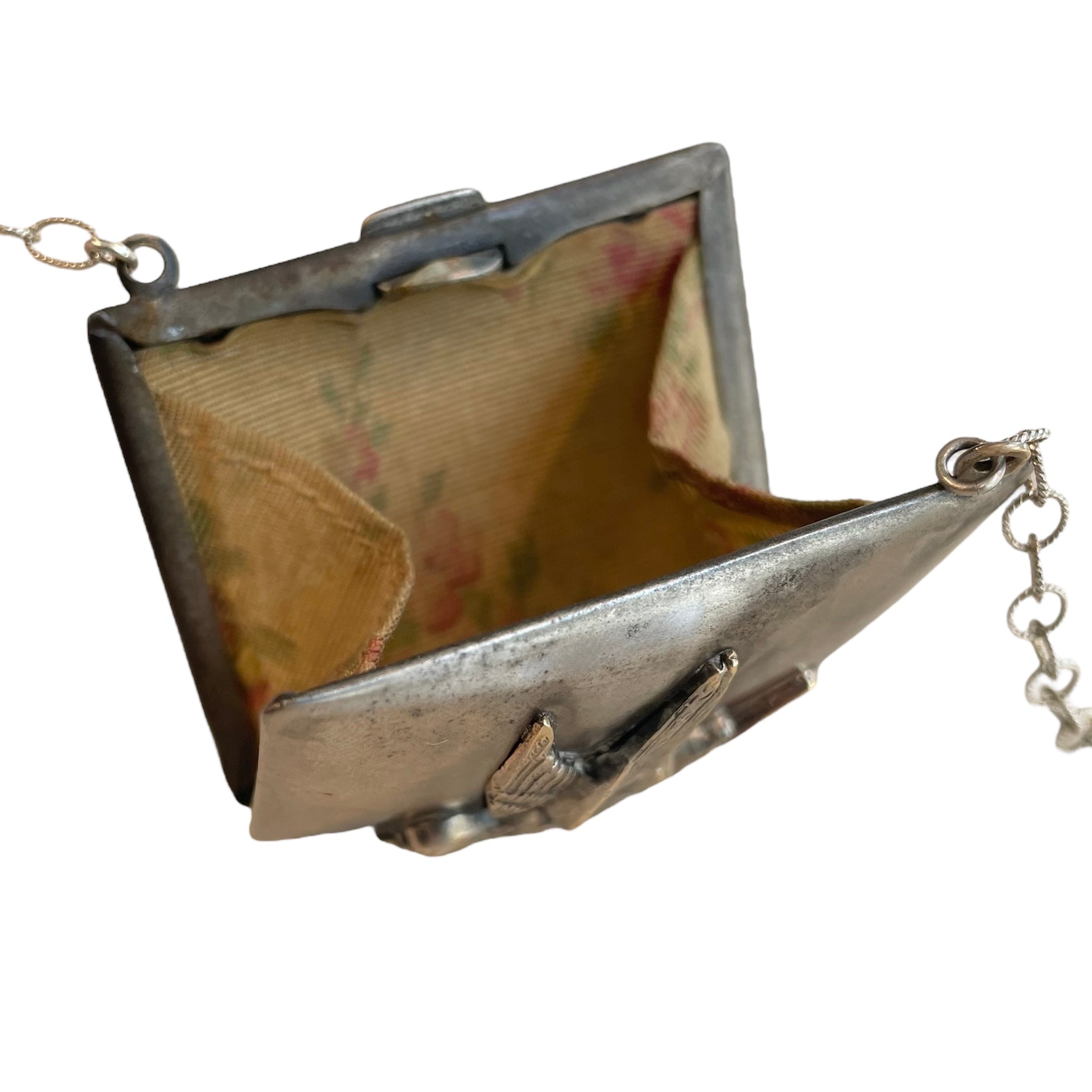 Victorian Swallow Purse Necklace