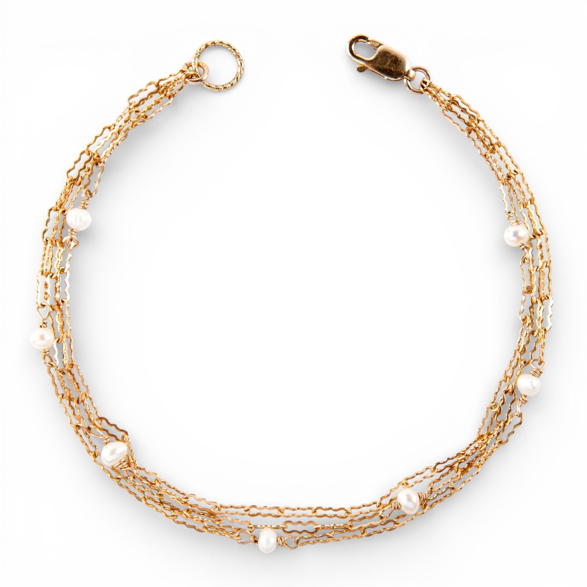 Triple Chain Bracelet