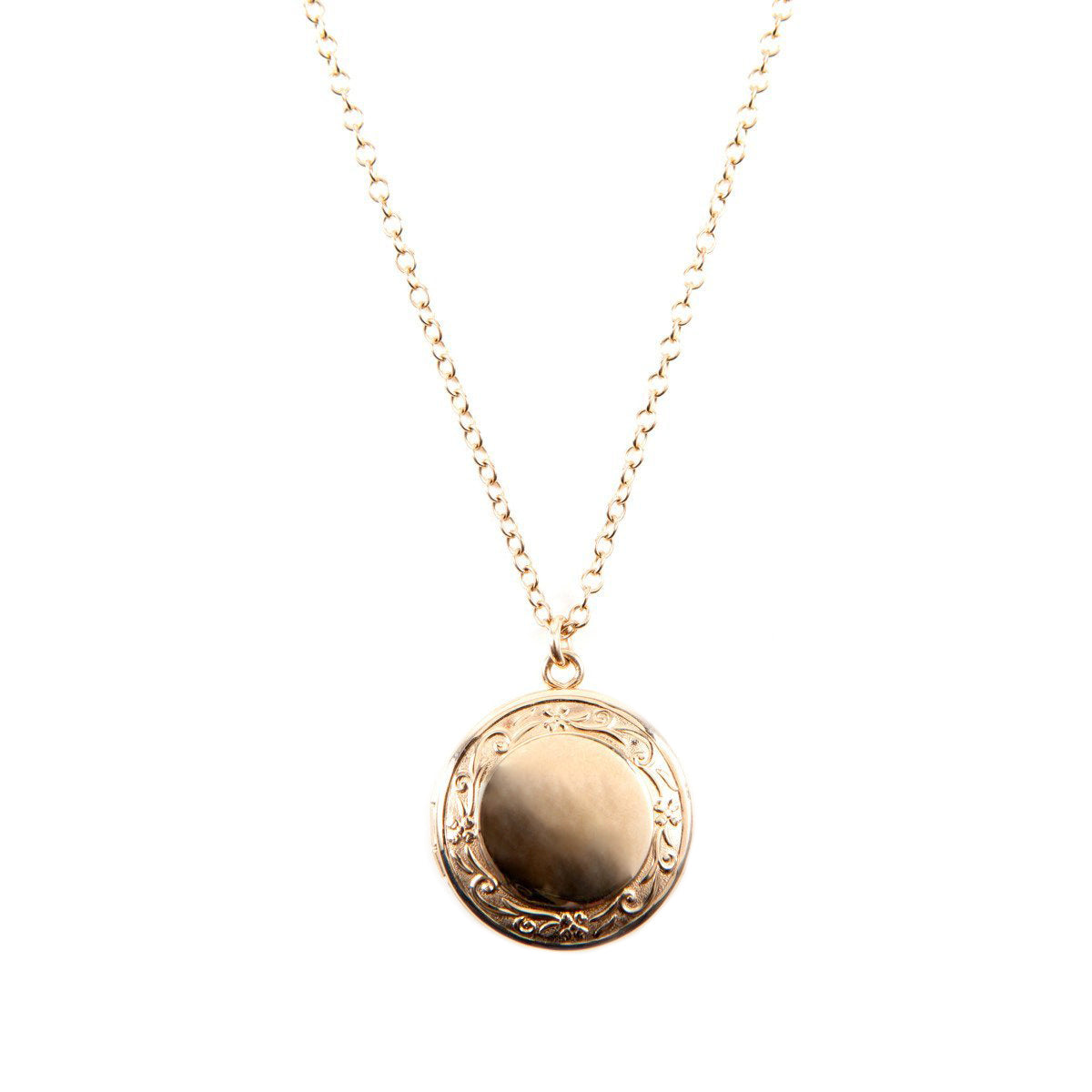 Circle Locket Necklace