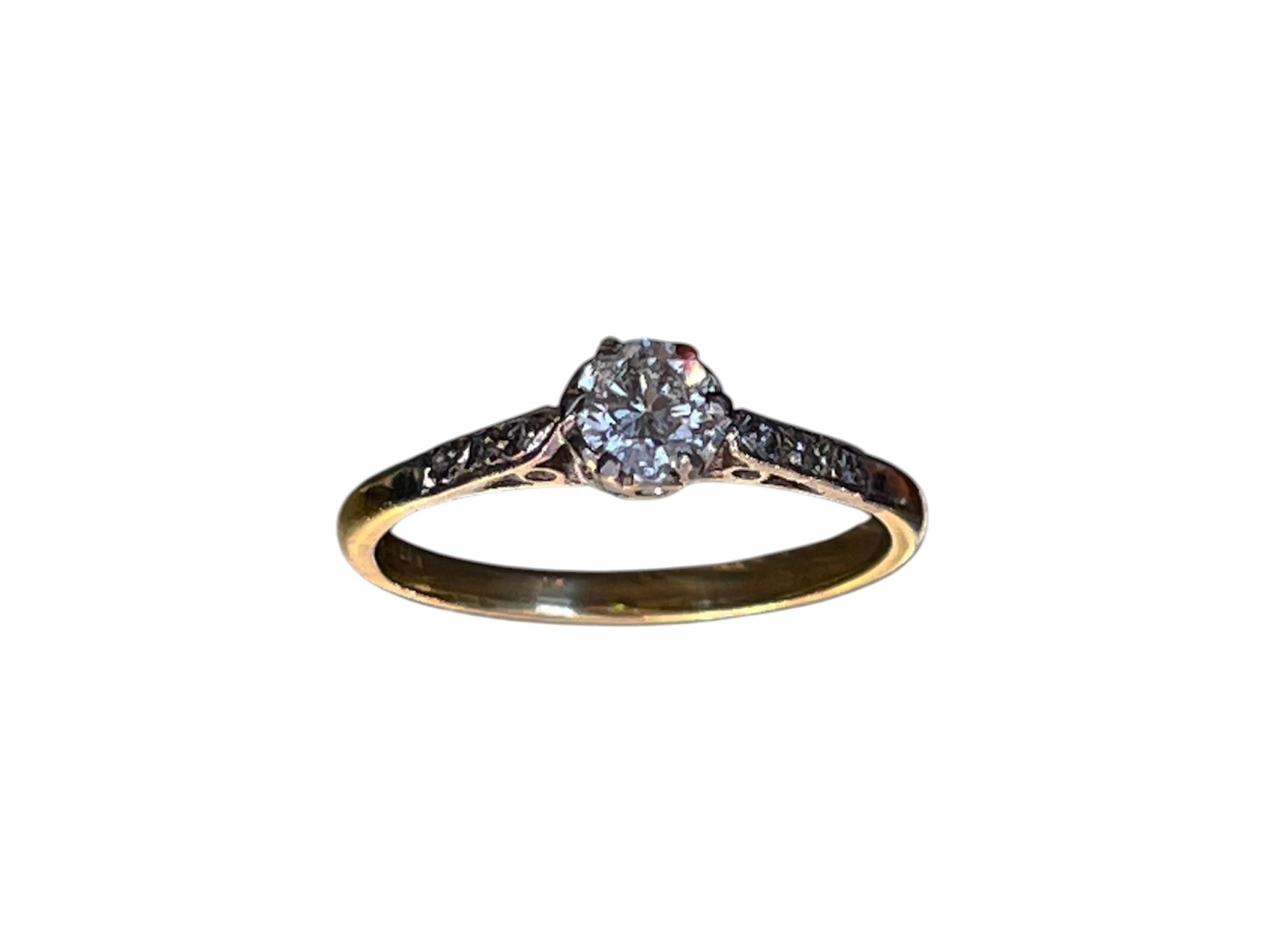 Antique Diamond Solitaire Ring