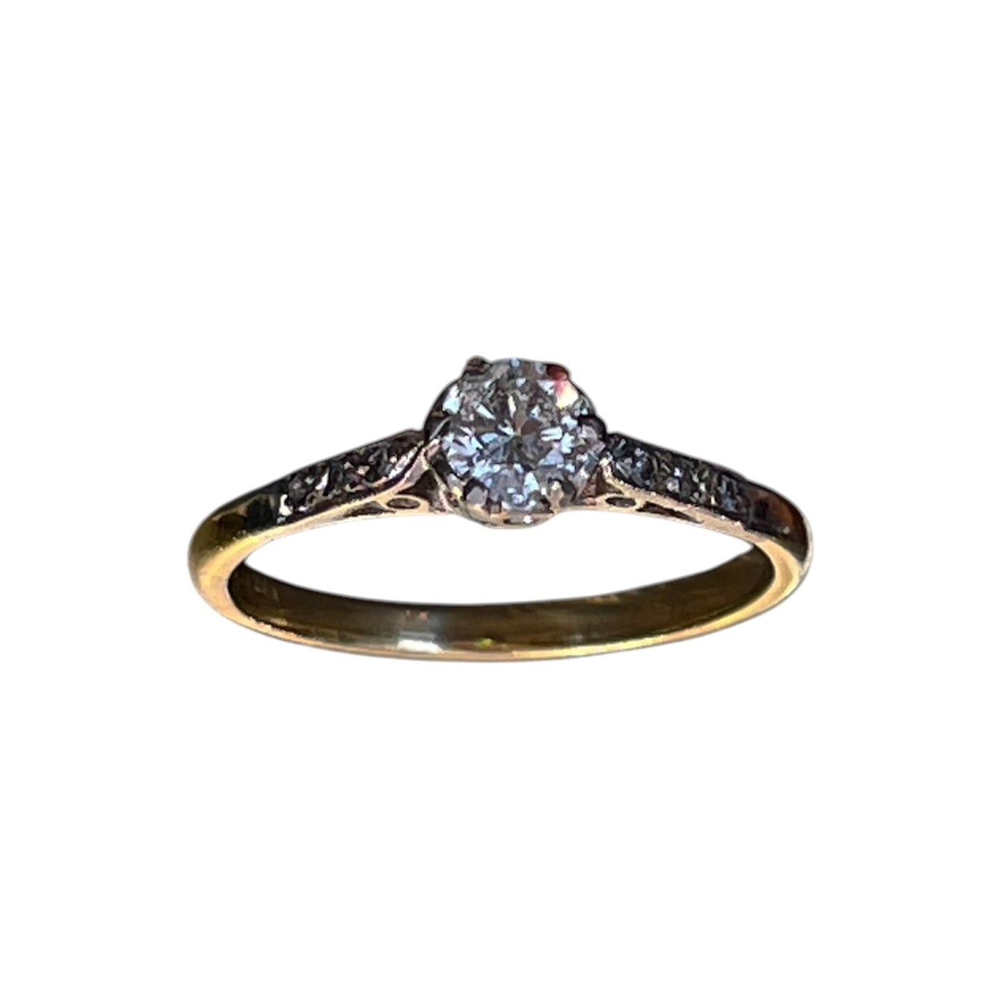 Antique Diamond Solitaire Ring