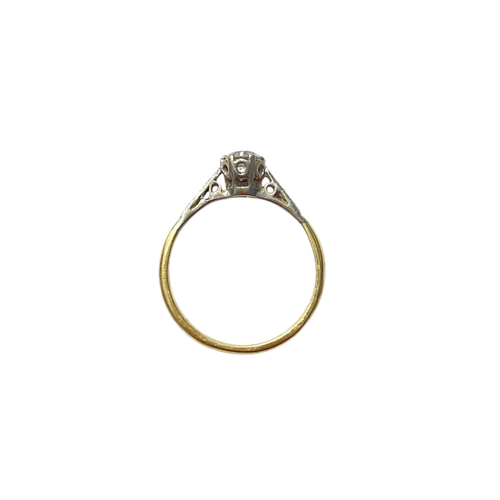 Antique Diamond Solitaire Ring