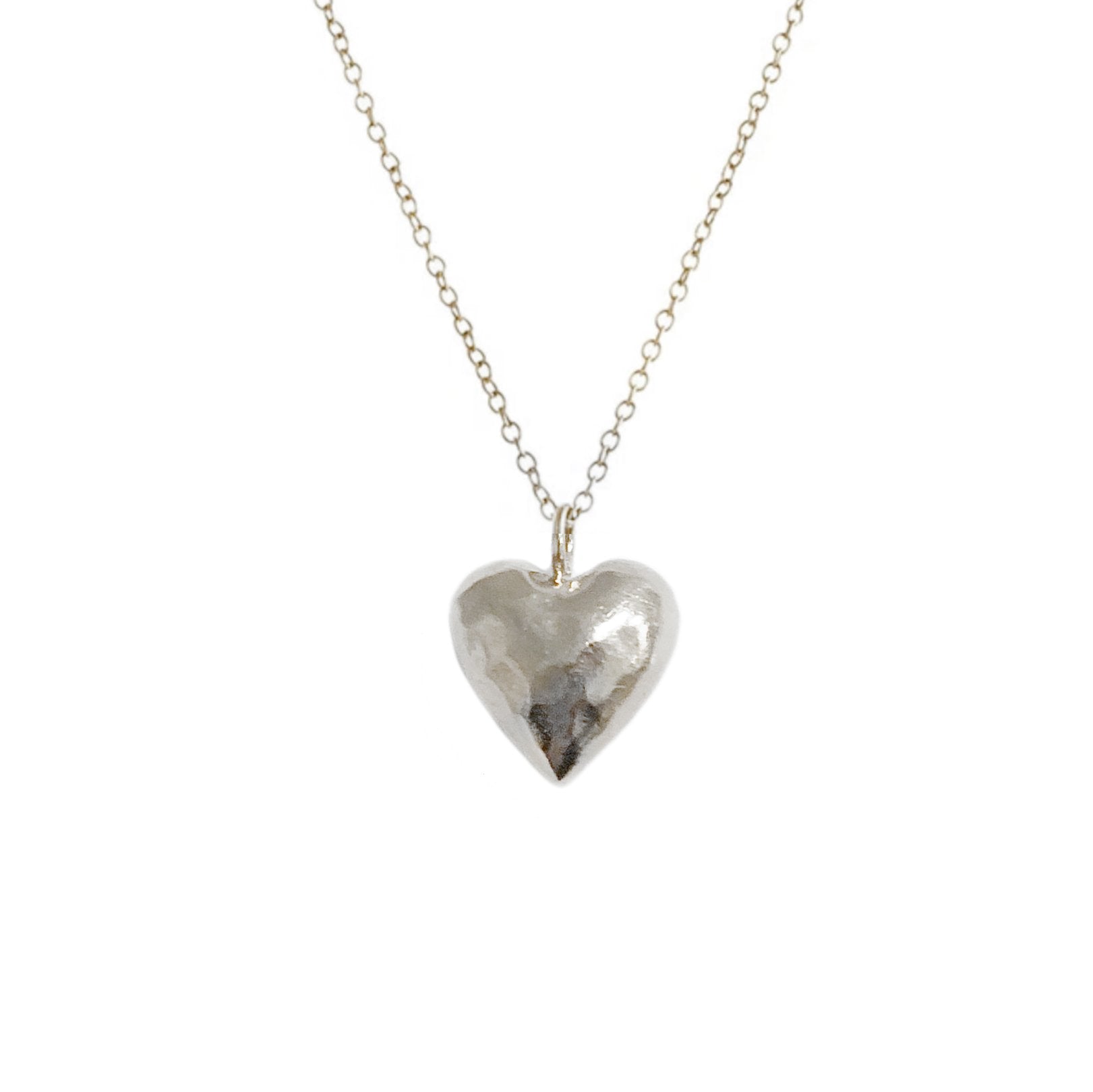 Hammered Puffy Heart