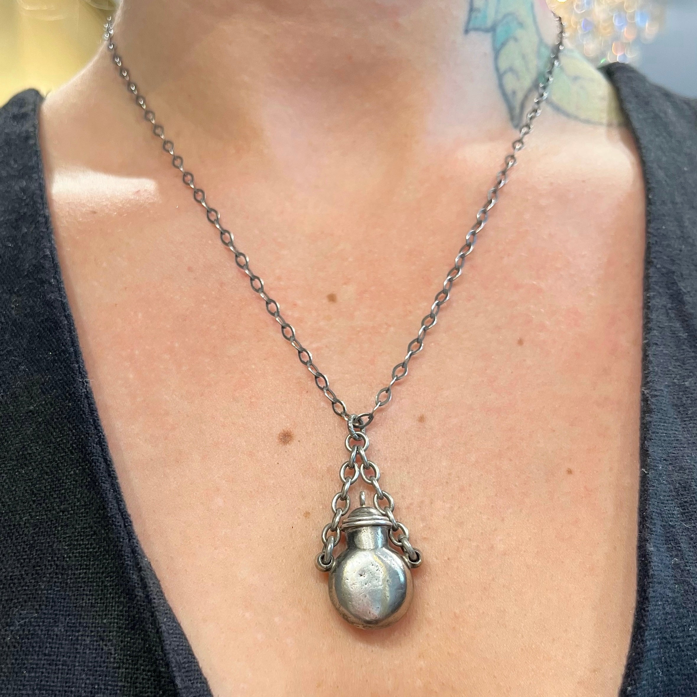 Vintage Sterling Silver Urn