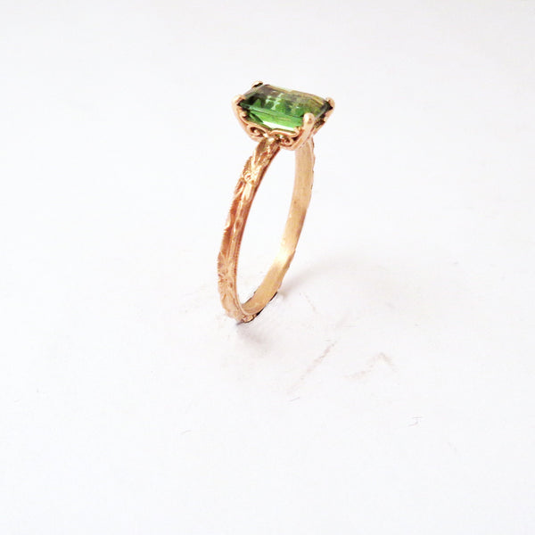 The Tourmaline Solitaire Ring