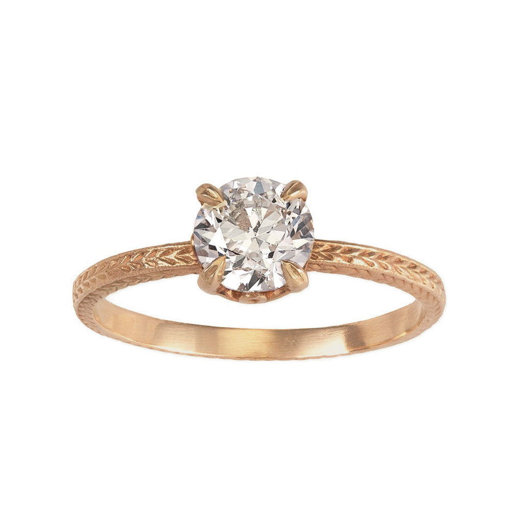 The Wheat Solitaire Engagement Ring