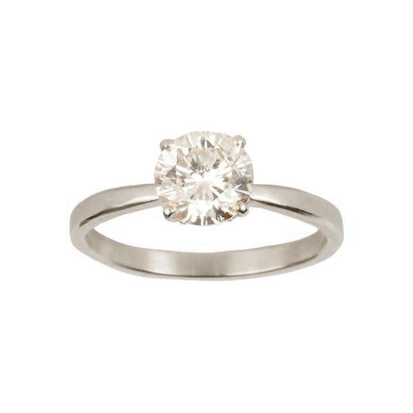 The Classic Solitaire Engagement Ring w. Round Diamond