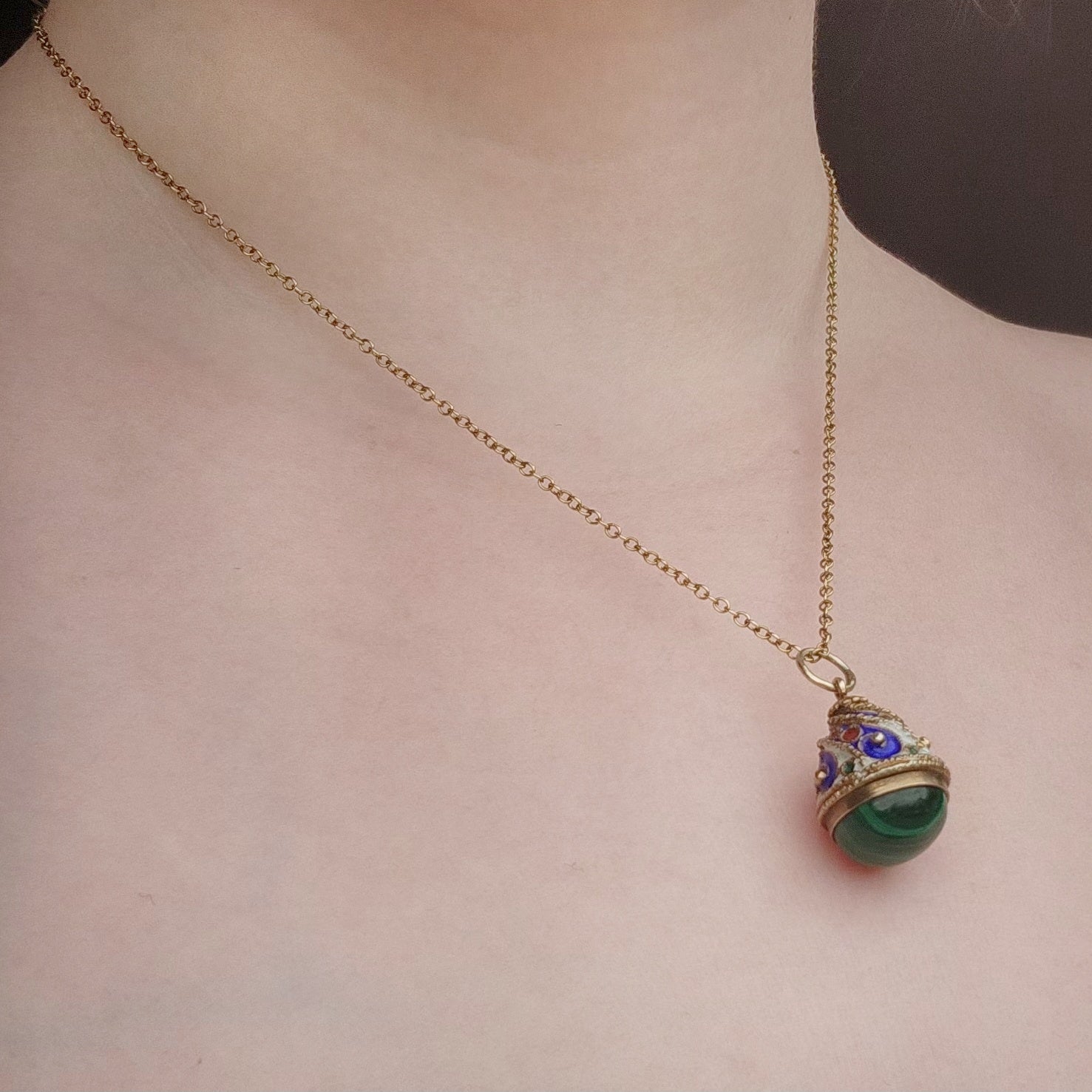 20% Off! Turkish Malachite Necklace