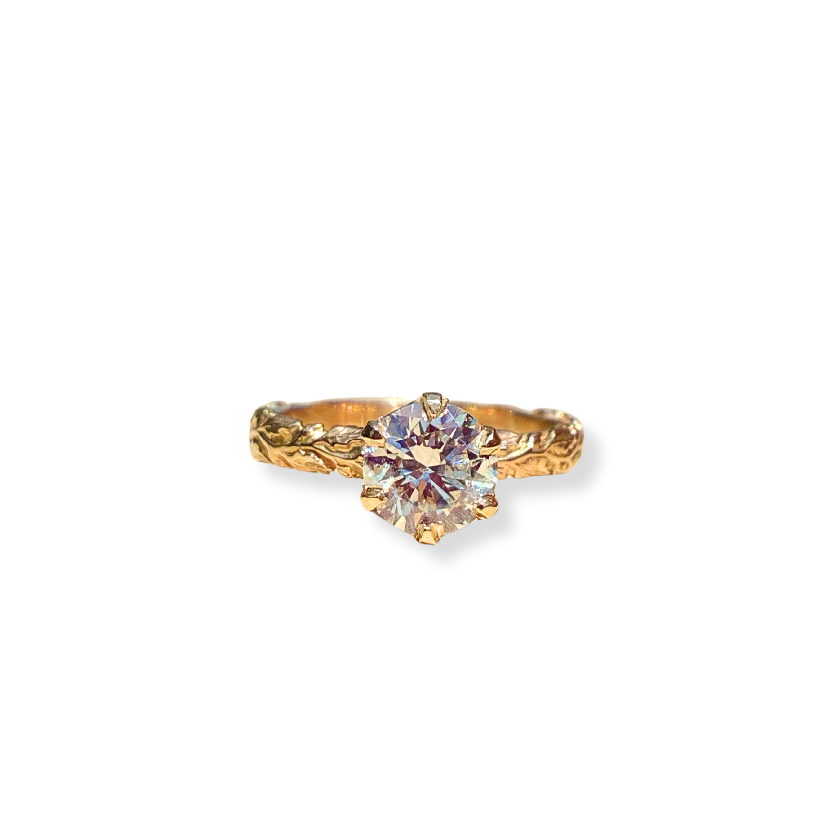 Old Euro Victorian Vine Solitaire