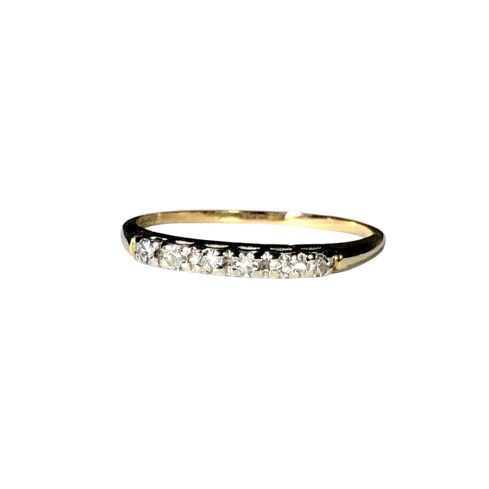 Vintage Diamond Wedding Band