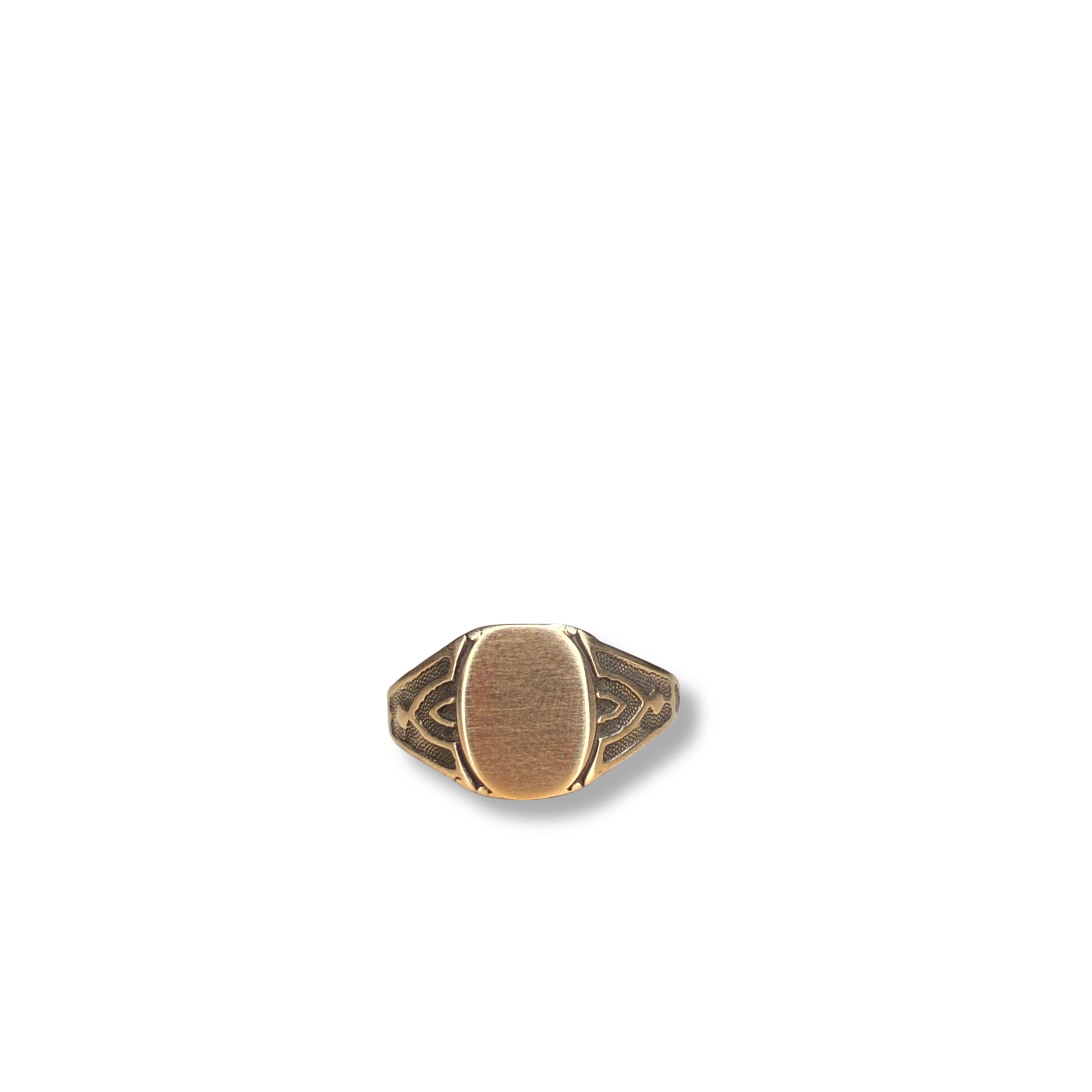 Antique Victorian 10k Gold Signet Ring