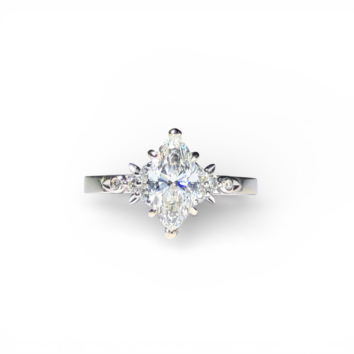 The Leafy Marquise Ring