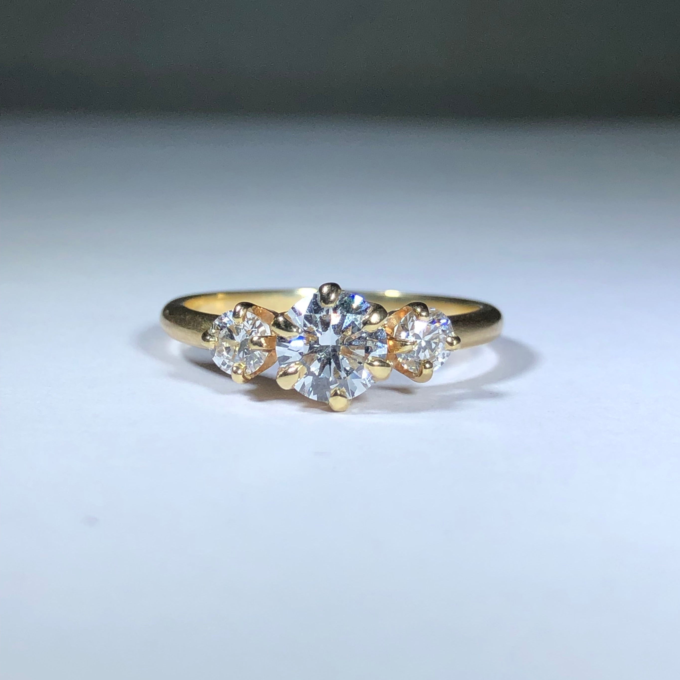 The Classic Trio Engagement Ring