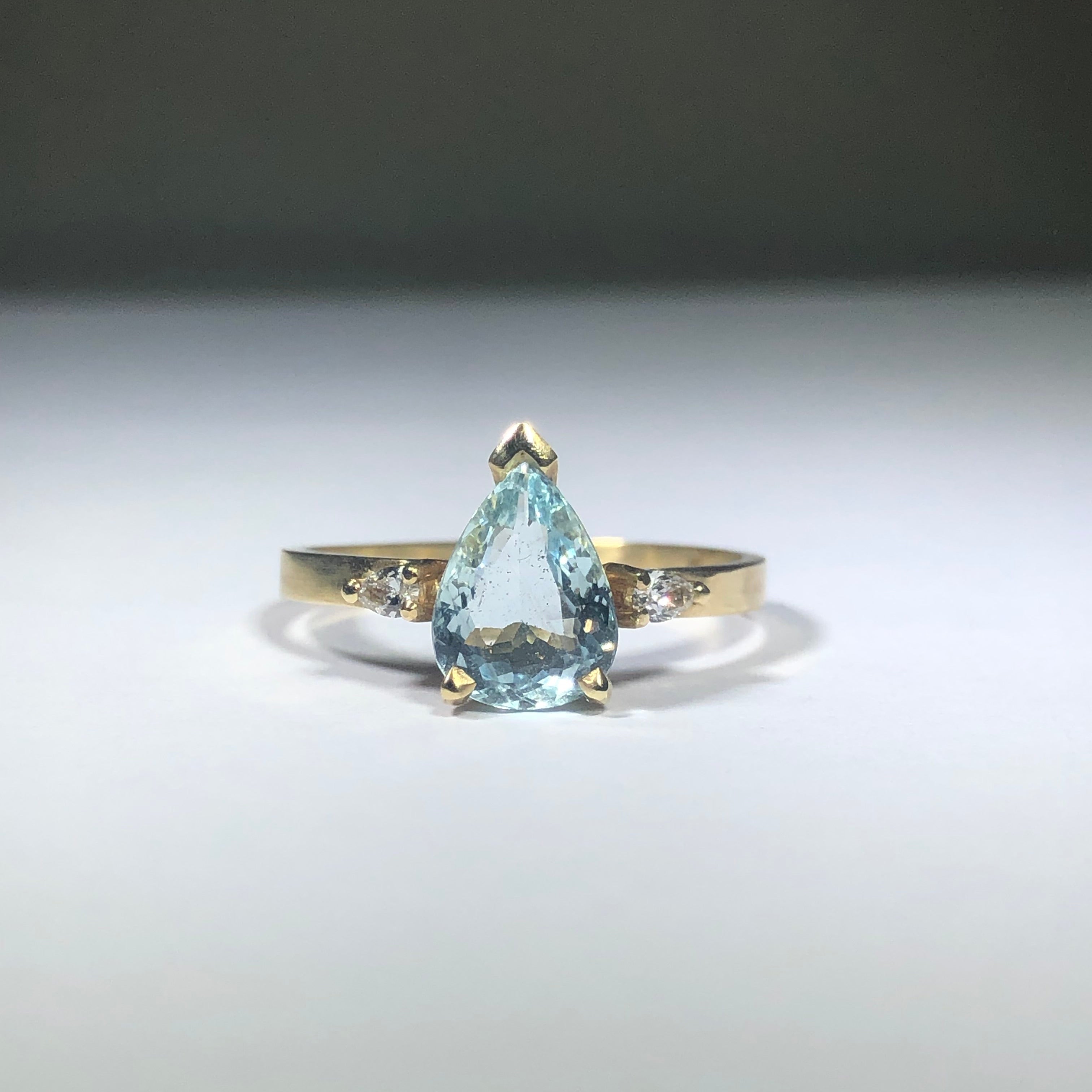 Aquamarine Pear Trio