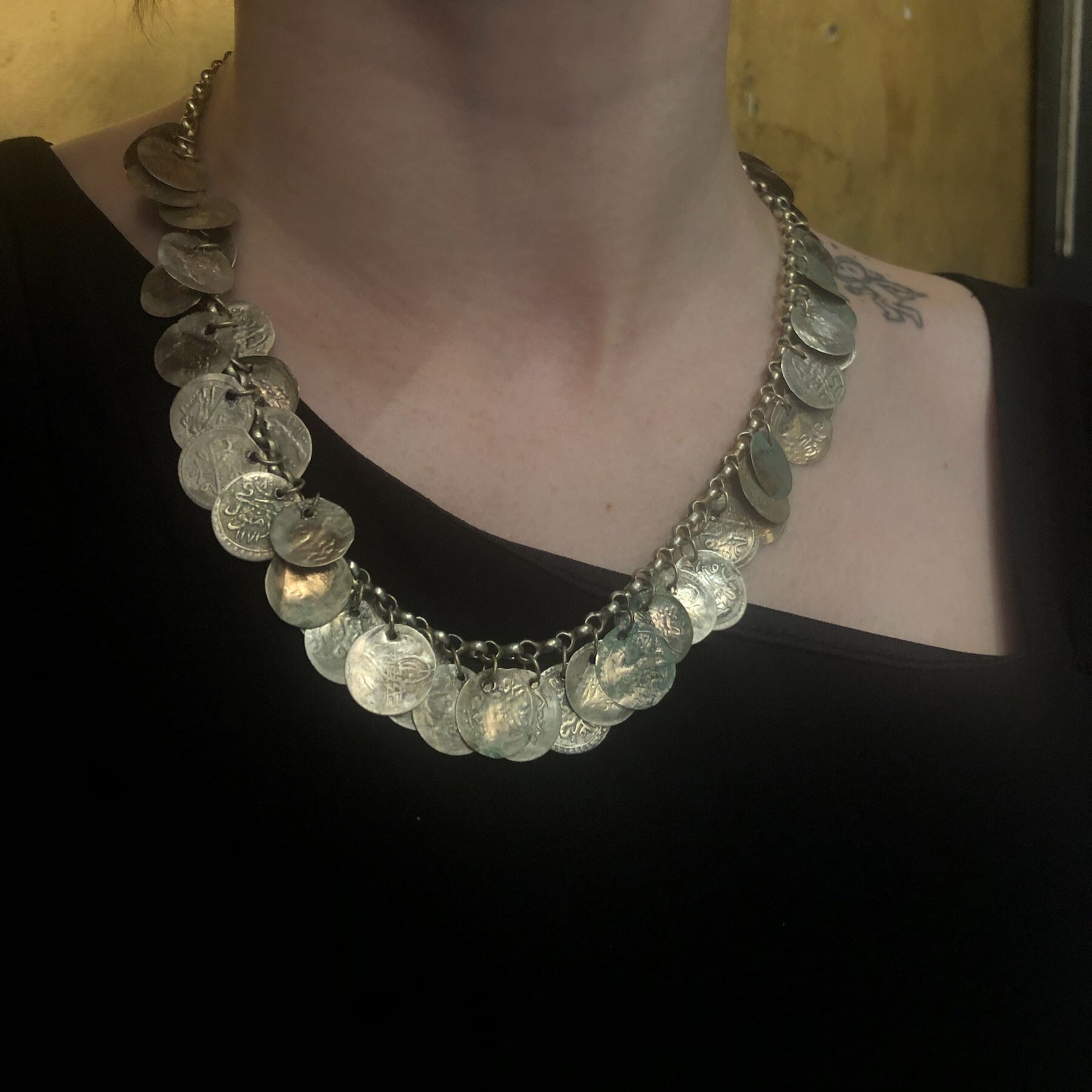 Antique Afghani King Aman Allah Necklace from 1845