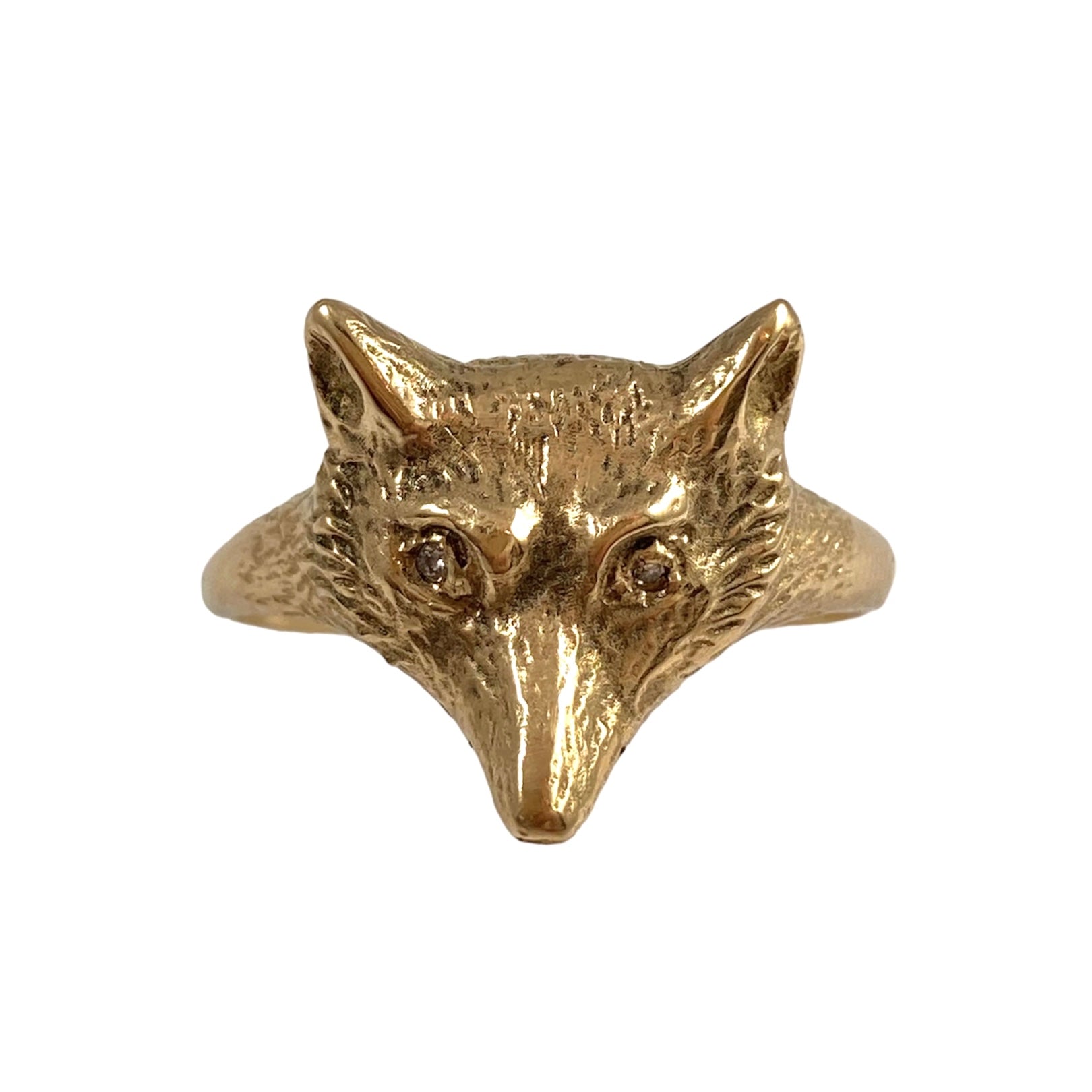 rebekah brooks jewelry, jewelry, ring, gold ring, gold jewelry, fox, fox ring, fox jewelry, gold fox, animal ring, ring, fox motif, diamond animal, unisex jewelry, men's rings, women's ring