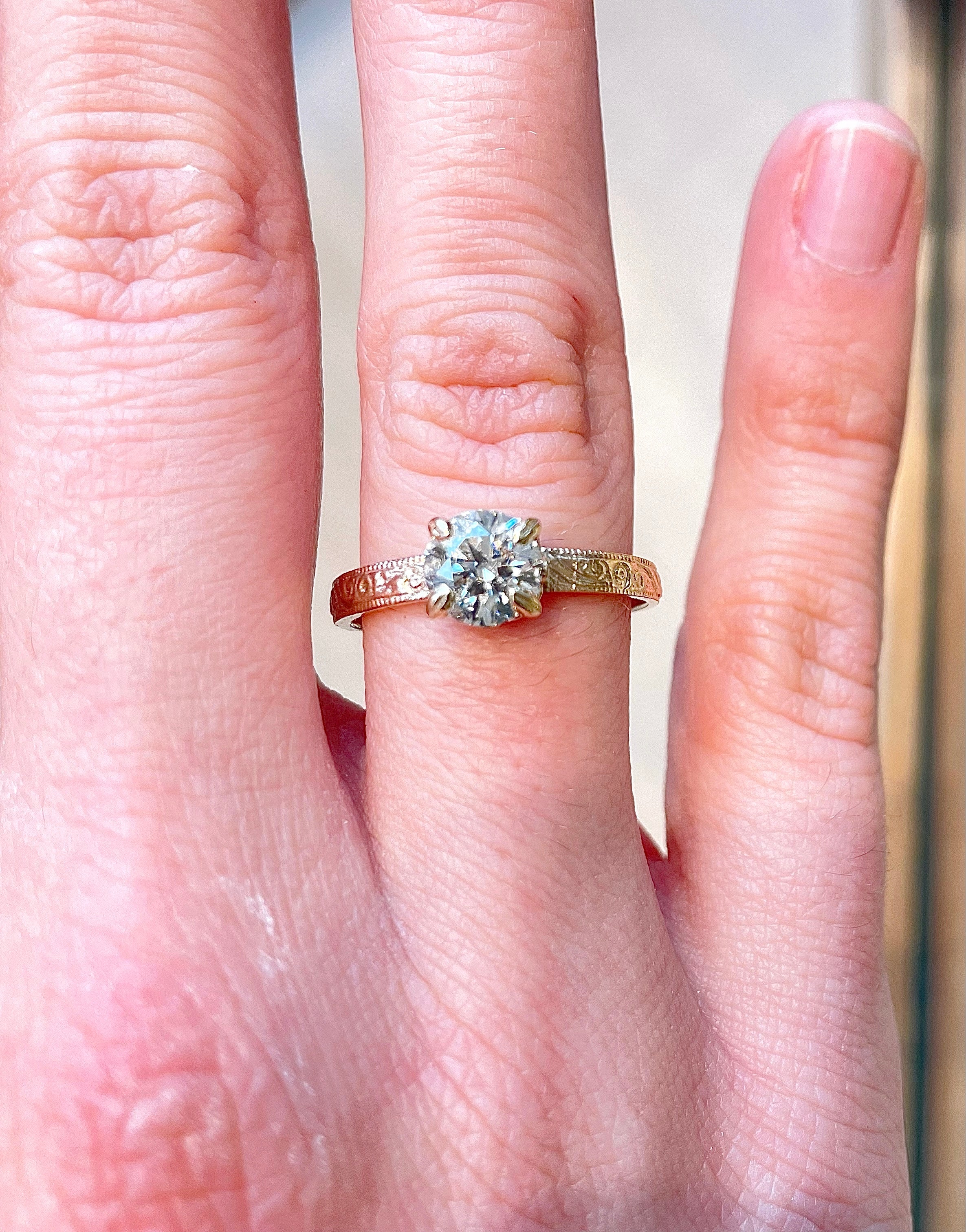 The Spiral Solitaire Ring