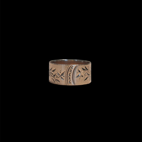 Victorian Engraved Wide Band