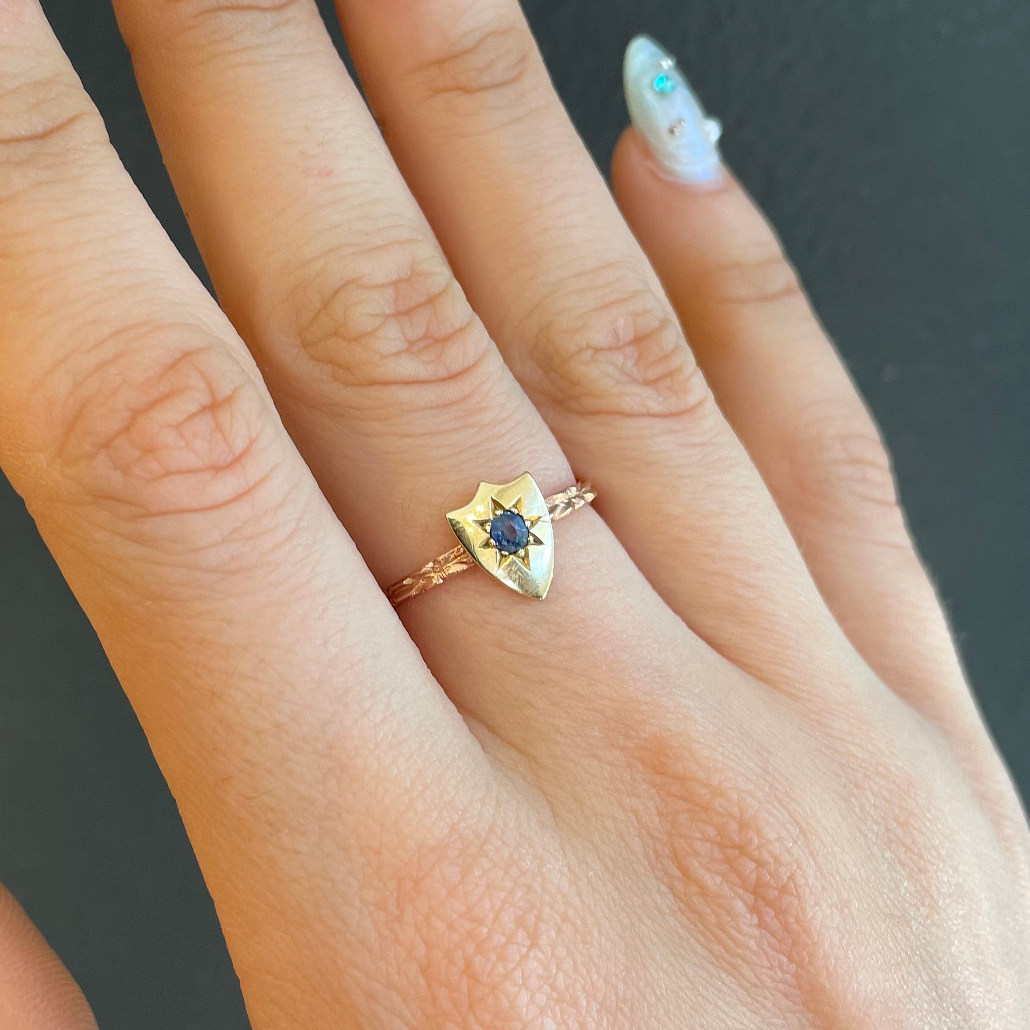 Antique Shield Ring