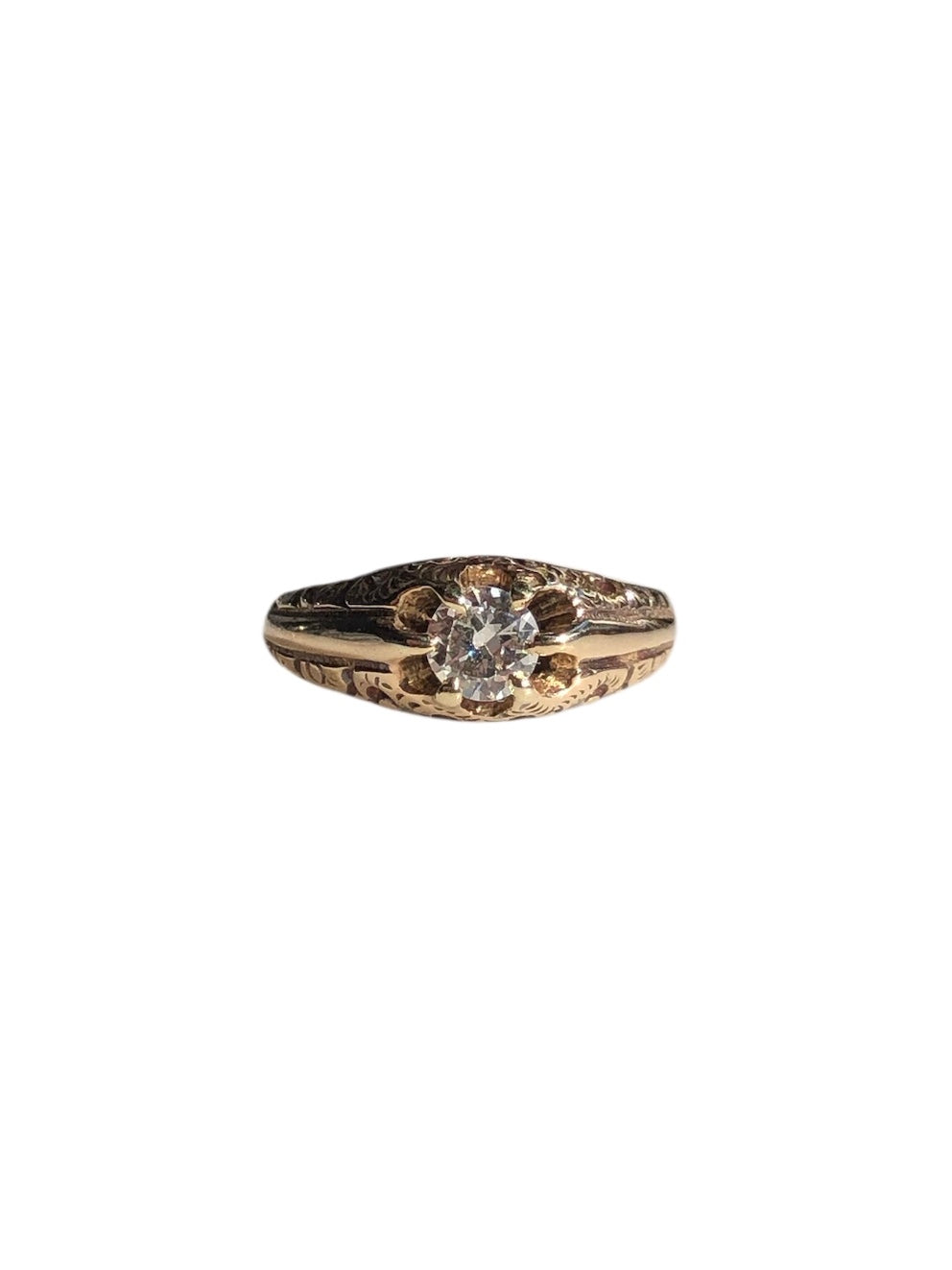 Victorian Buttercup Engagement Ring