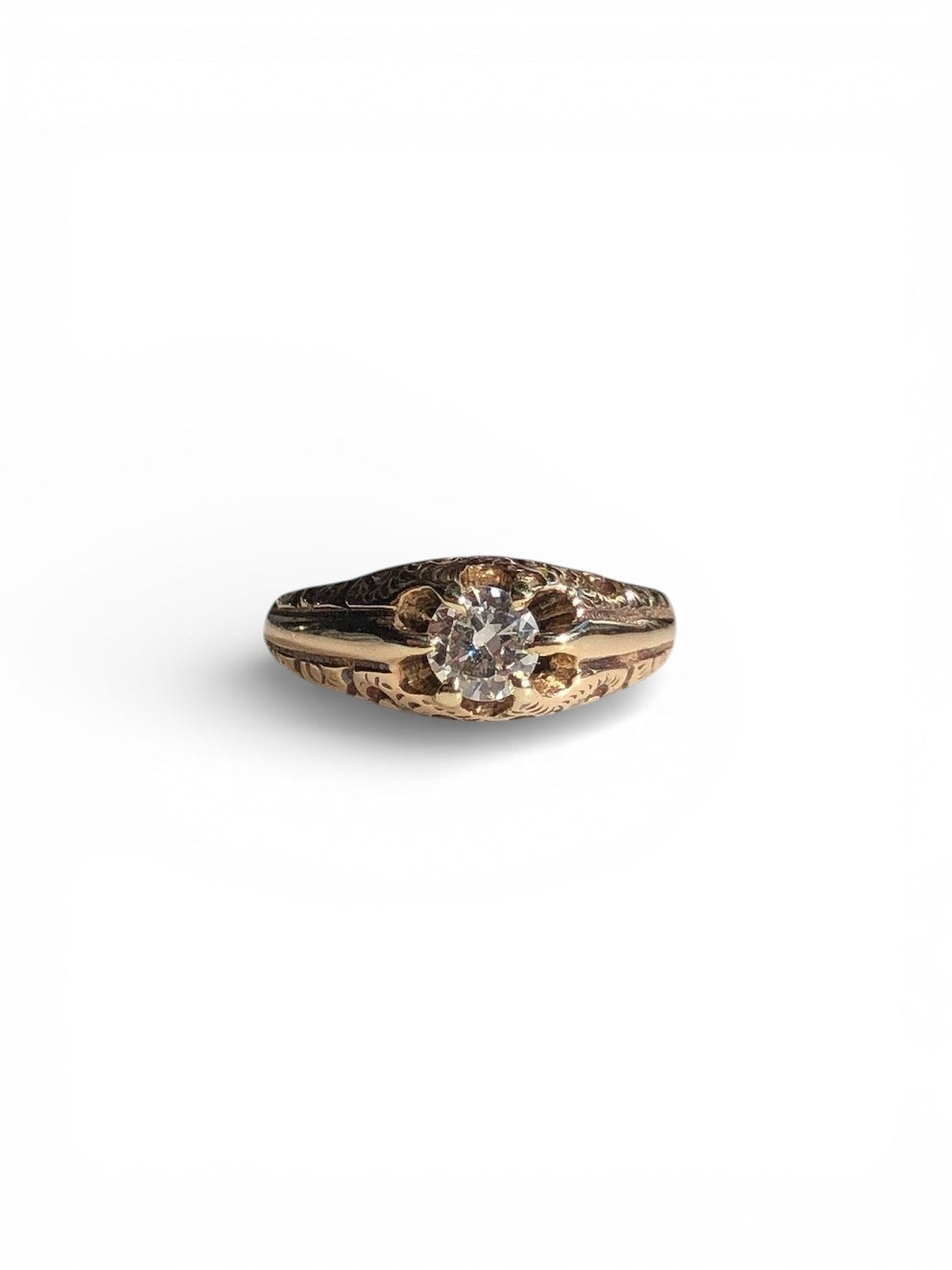 Victorian Buttercup Engagement Ring