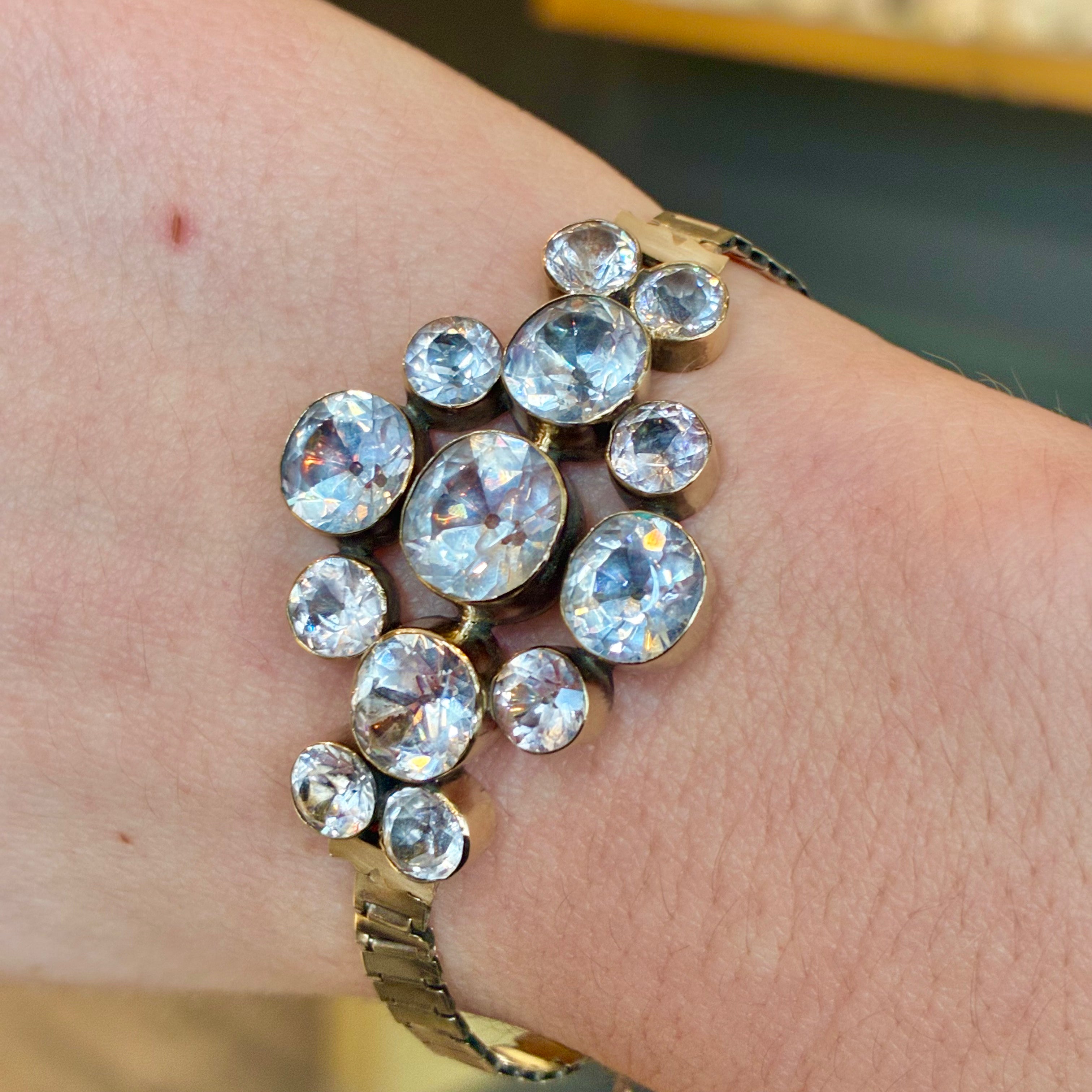 Very Rare Georgian Rock Crystal Bracelet