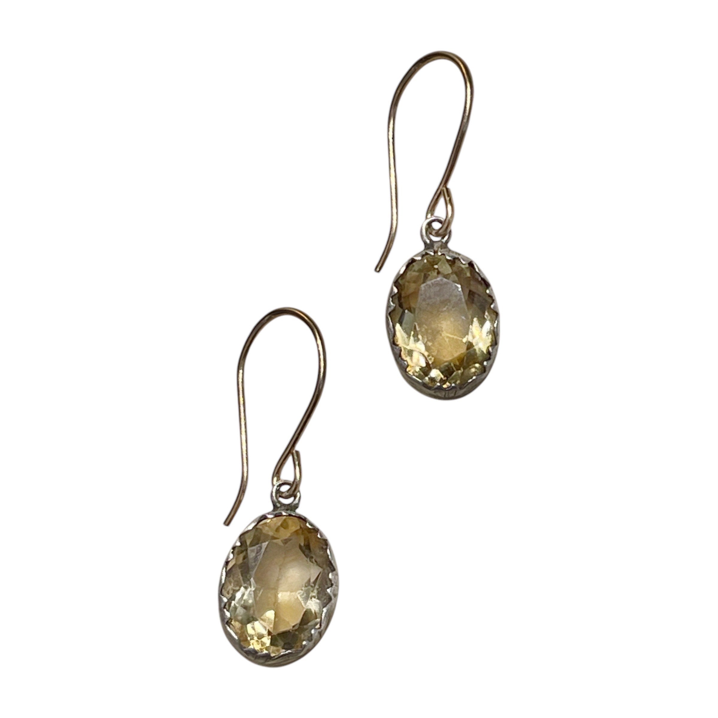 Antique Citrine Earrings