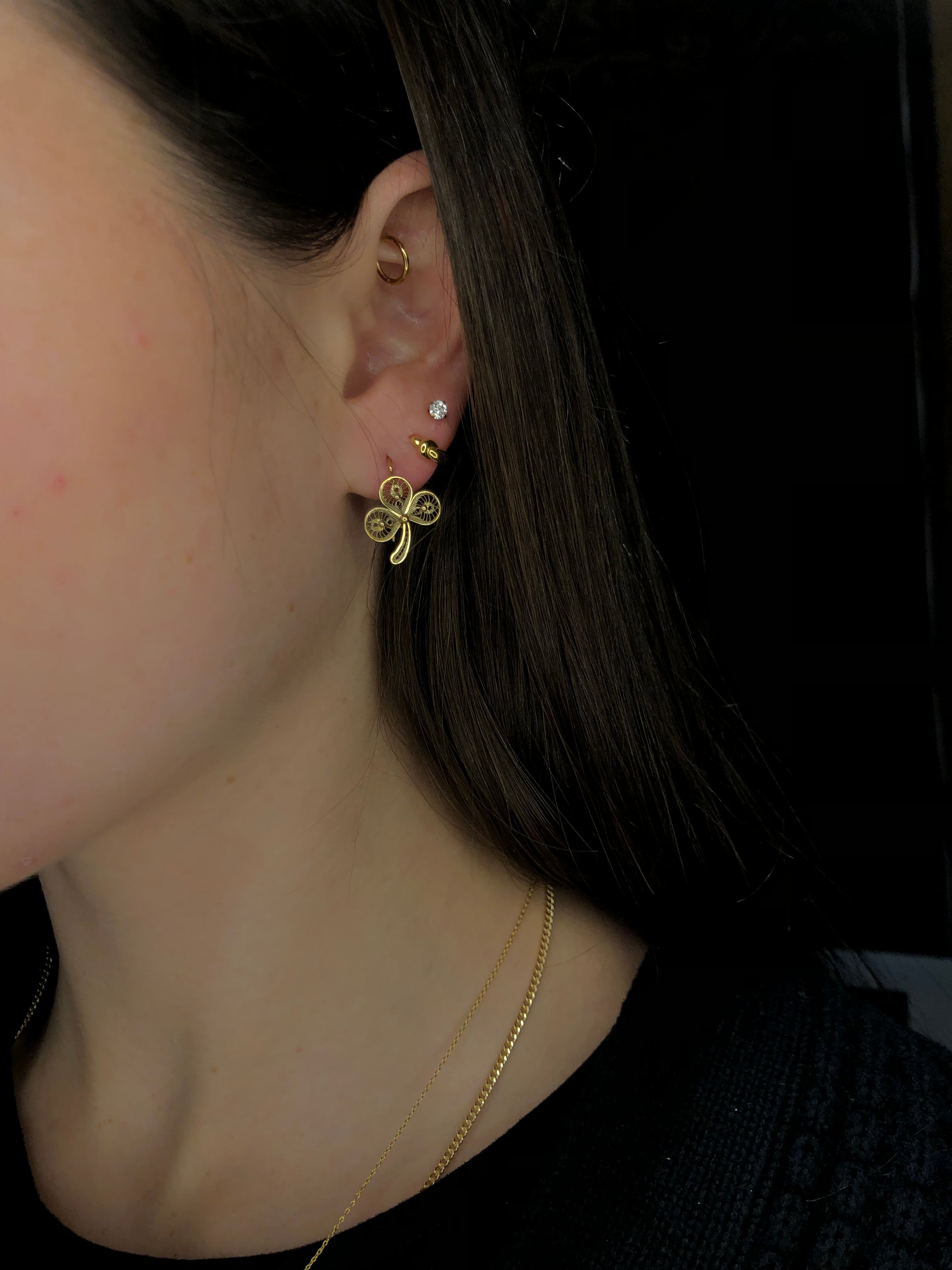 Antique 14k Gold Spanish Filigree Rings