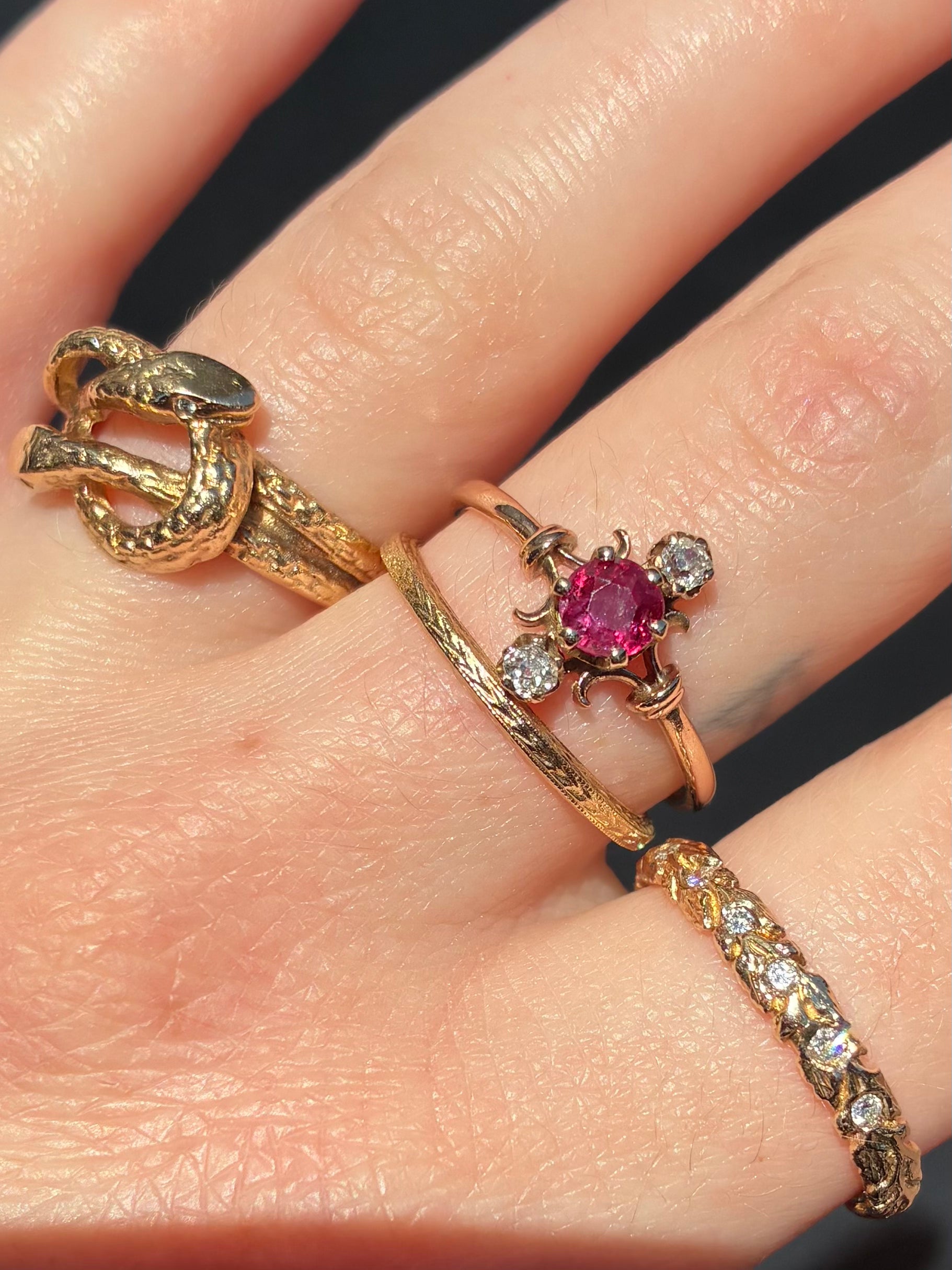 Victorian Ruby and Diamond Ring