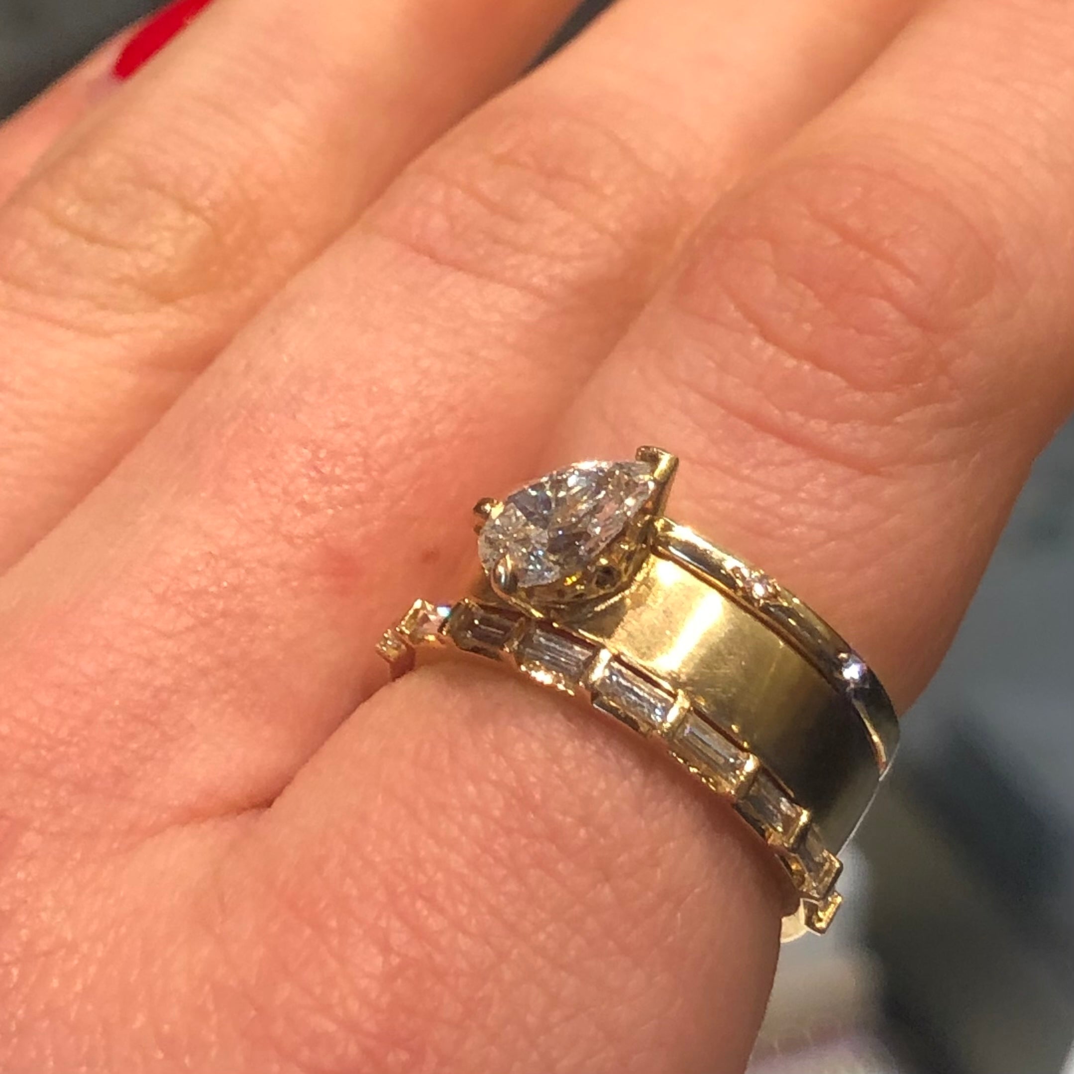 The Diamond Baguette Ring
