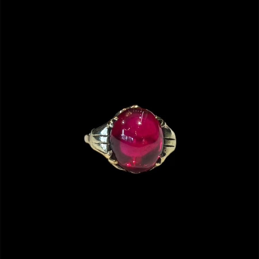 Art Deco 10k Ruby Ring