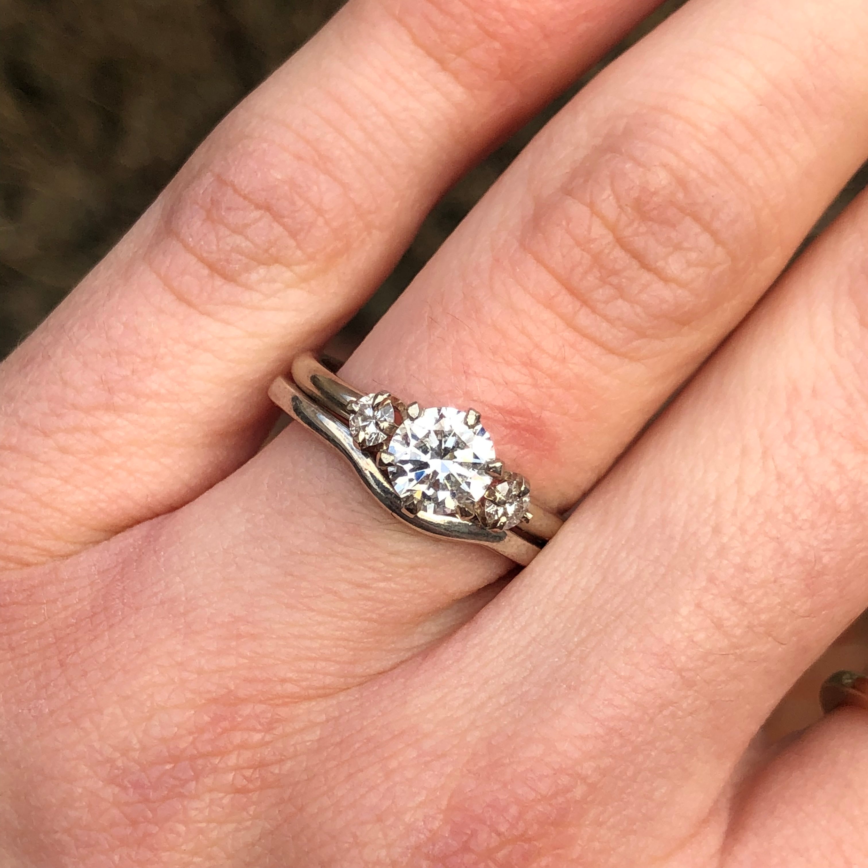 Trio Engagement Ring