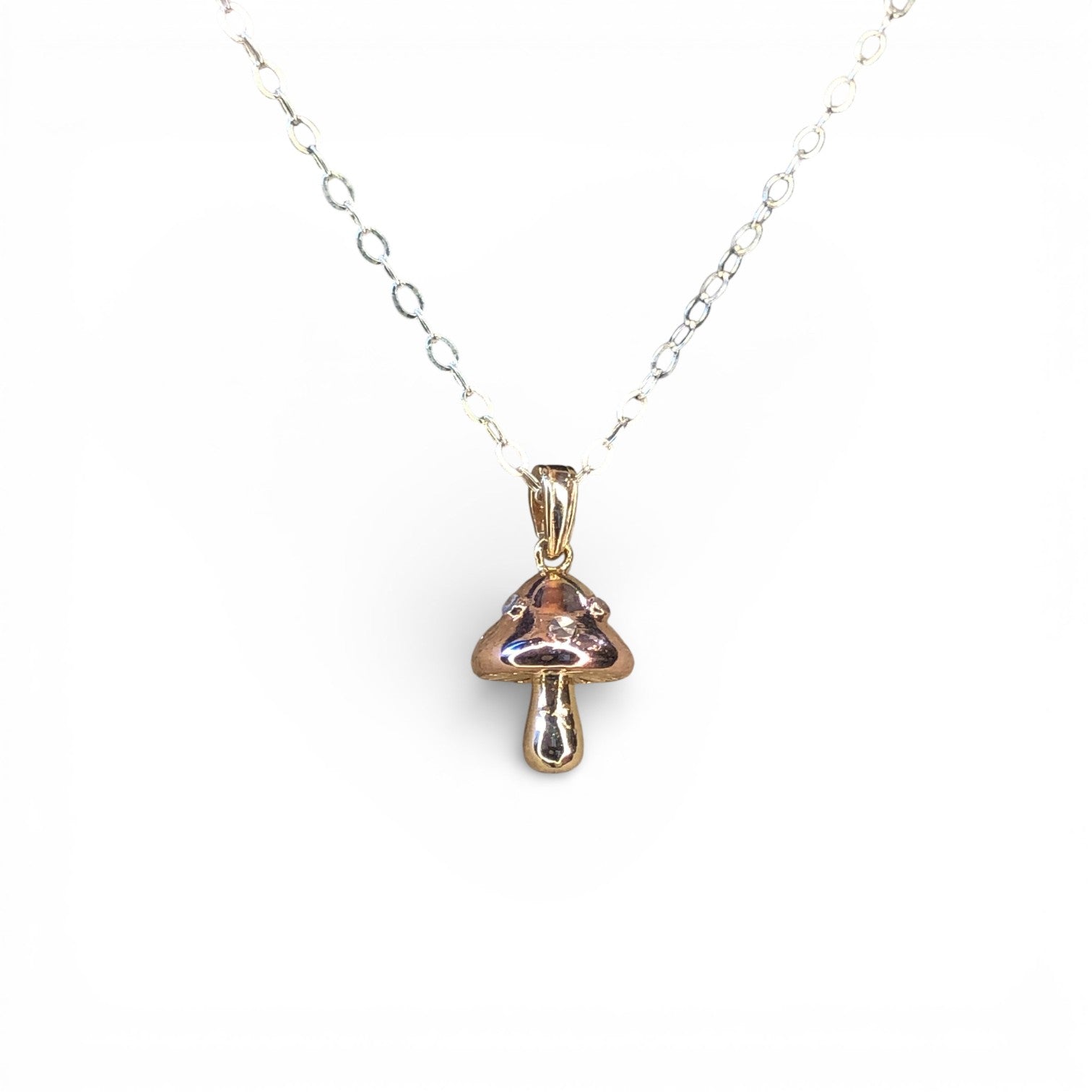 Vintage 14k Gold Mushroom Charm