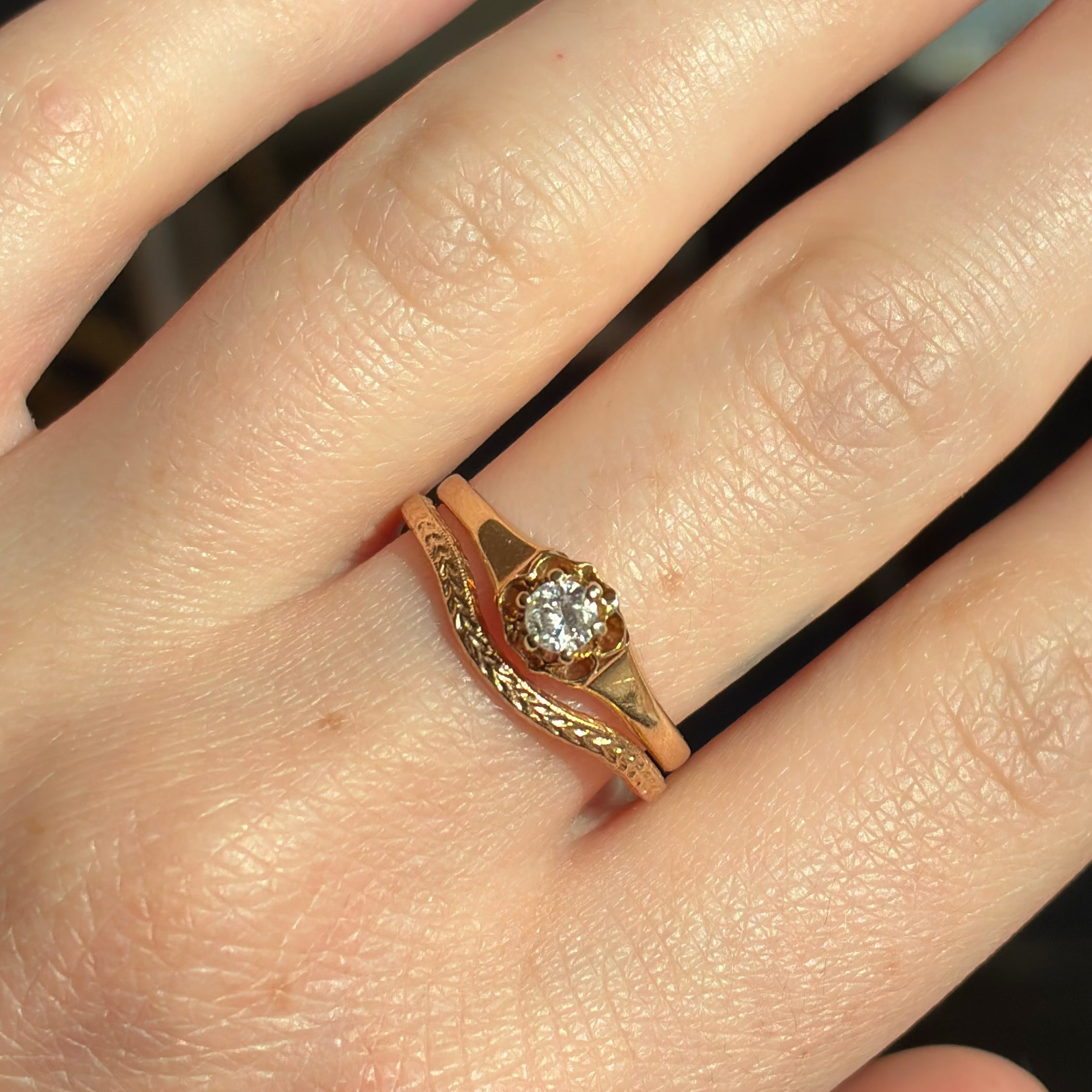 Antique Buttercup Ring