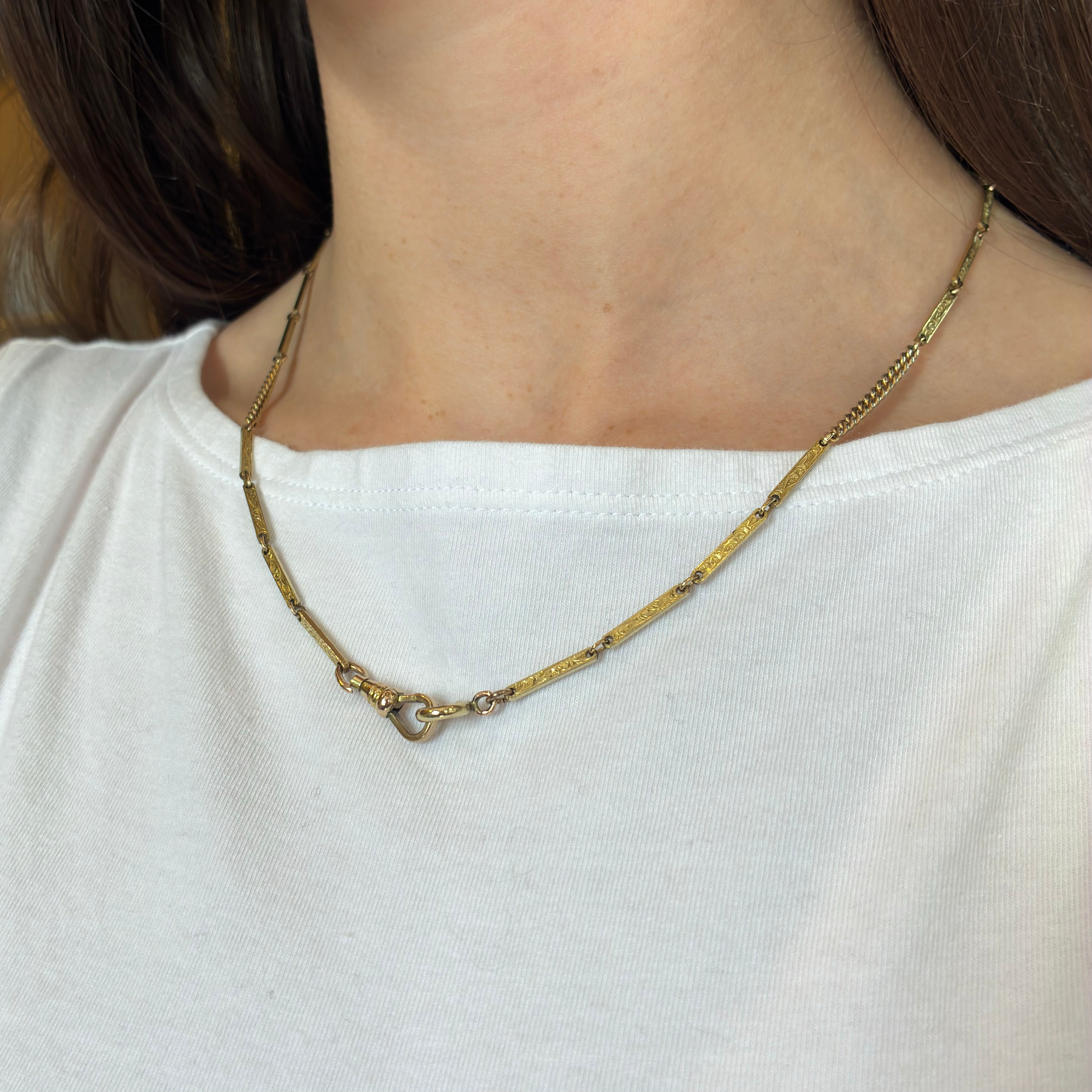 Victorian Watch Chain Necklace